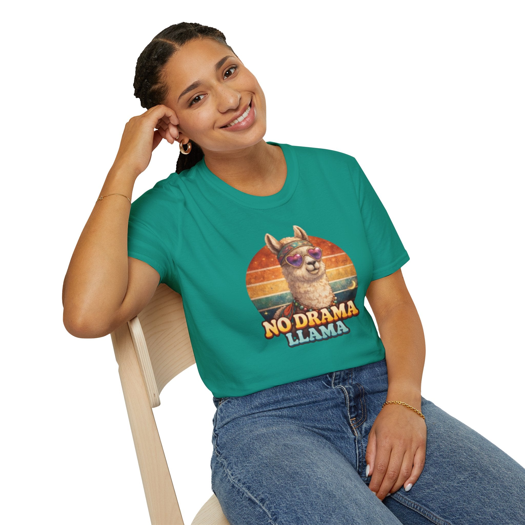 No Drama Llama Unisex Softstyle T-Shirt