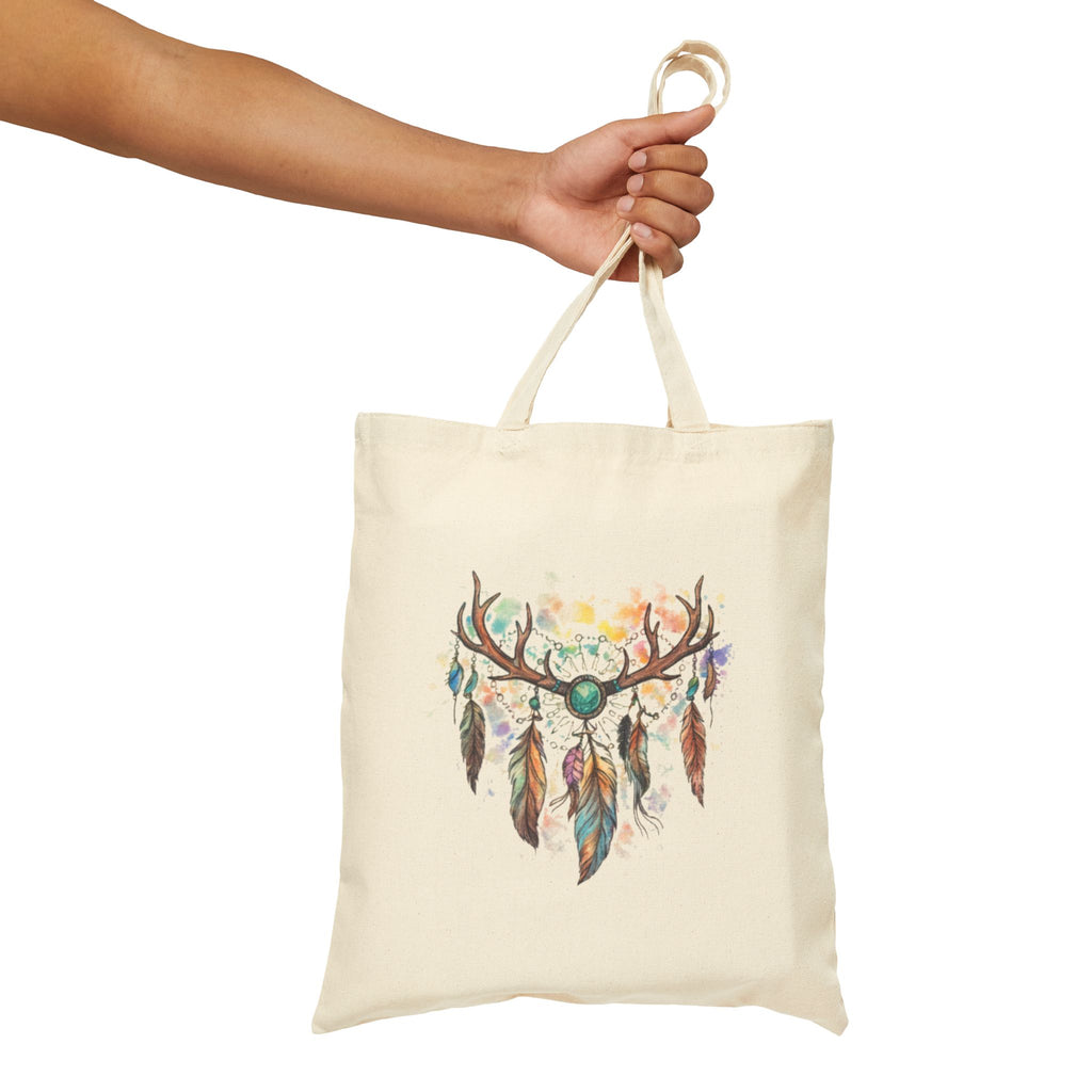 Boho Antler Dreamcatcher Tote