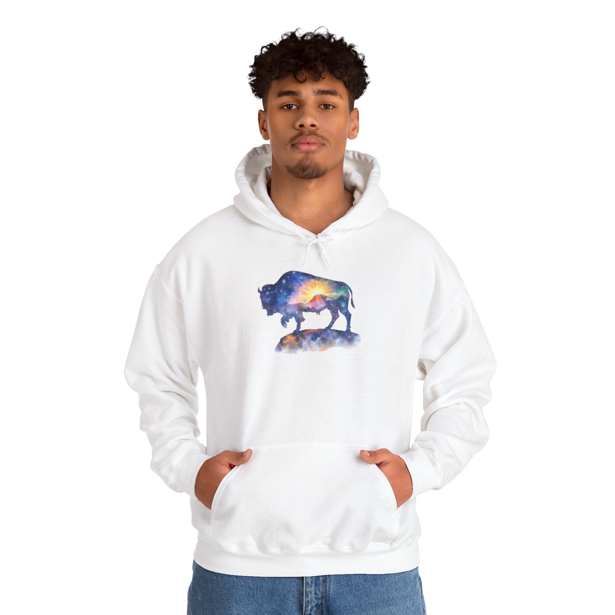 Cosmic Bison Graphic Sweatshirt