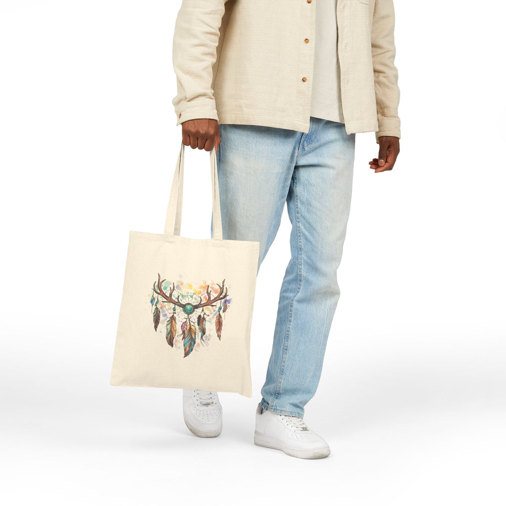 Boho Antler Dreamcatcher Tote
