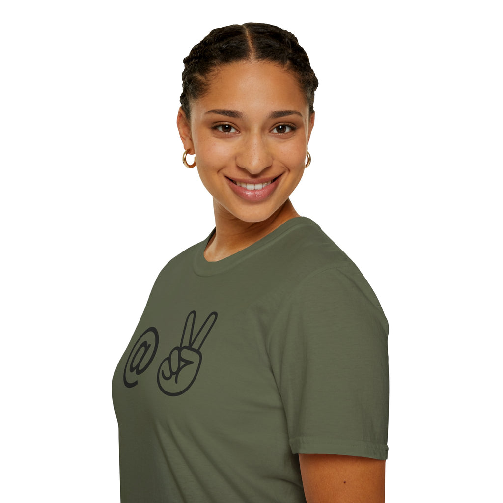 At Peace T-Shirt — Minimalist Graphic Tee