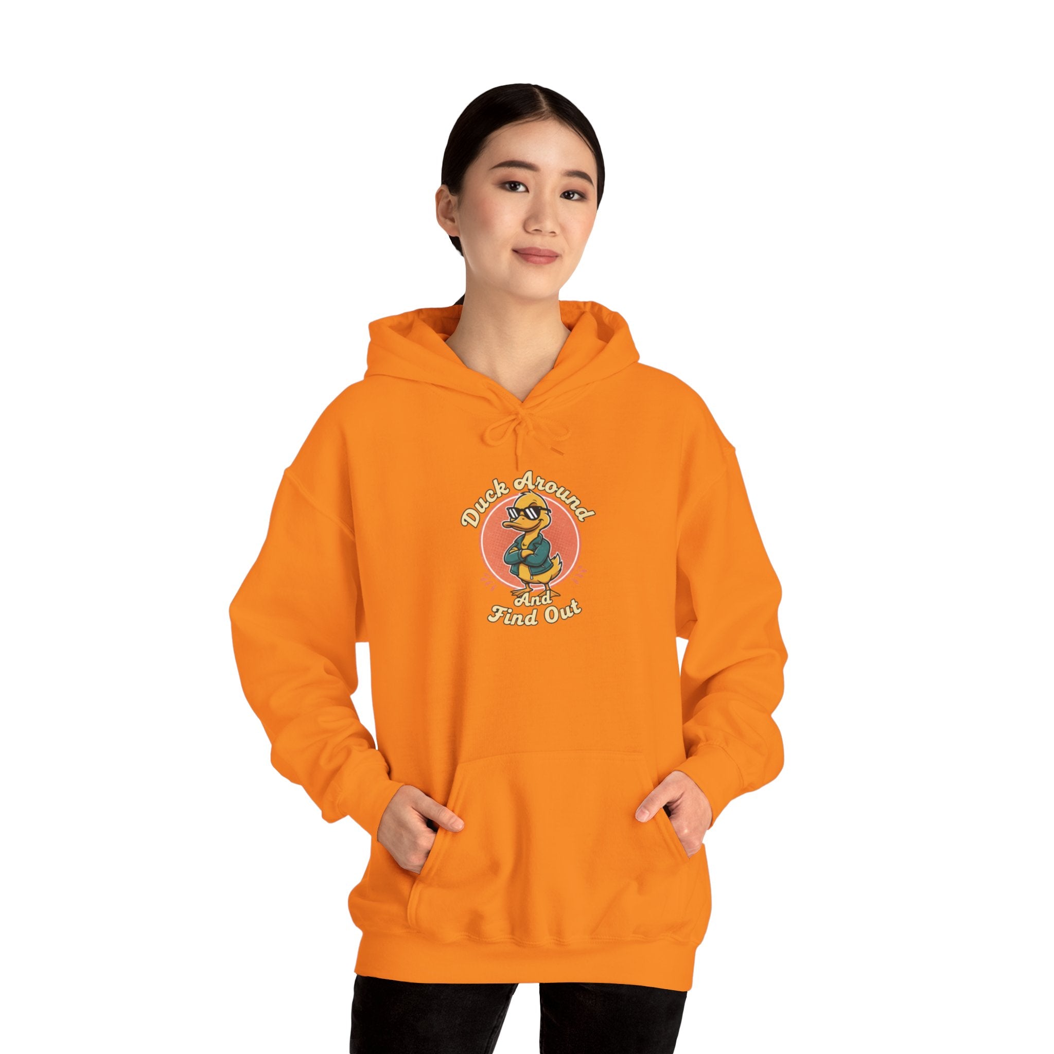 Duck Around and Find Out Hoodie — Funny Duck Graphic Hoodie