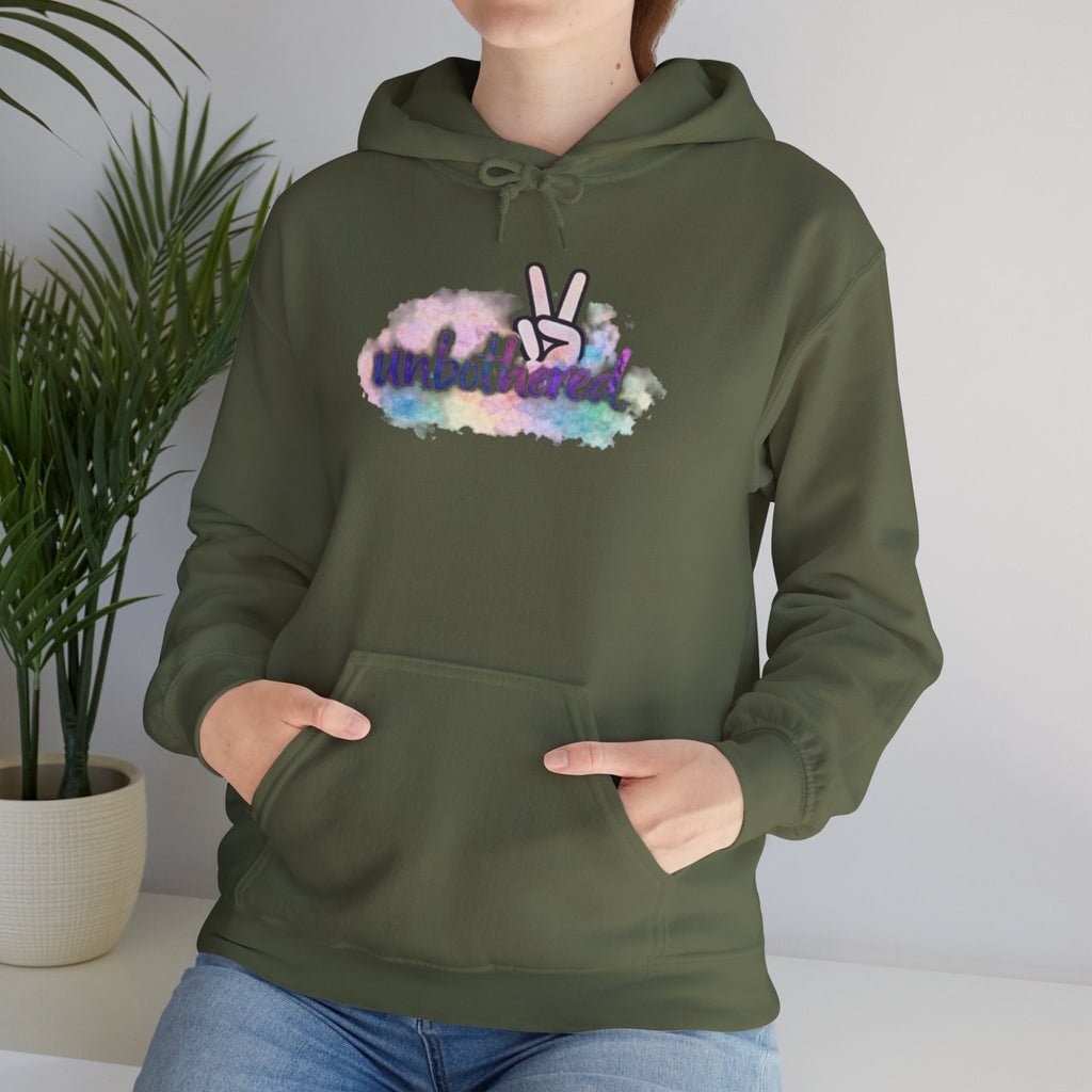 Unbothered Hoodie — Cozy Pullover Sweatshirt for Relaxed Vibes
