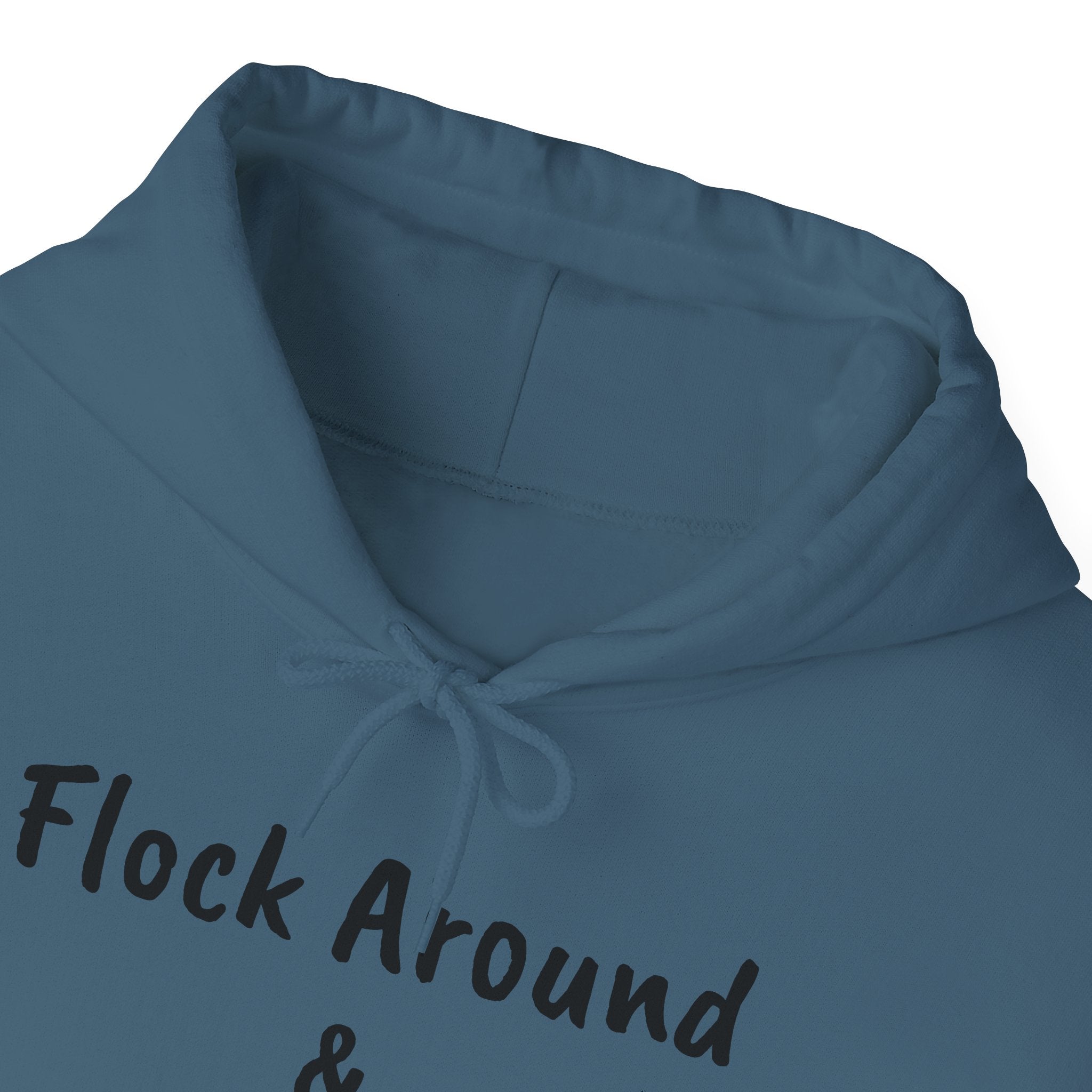 Flock Around & Find Out Hoodie | Funny Typography Pullover