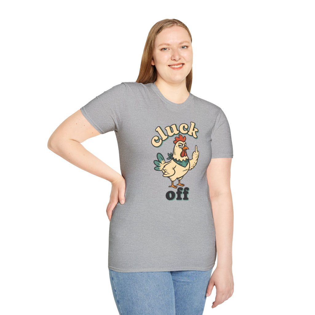 Cluck Off Chicken T-Shirt — Funny Retro Fowl Graphic Tee
