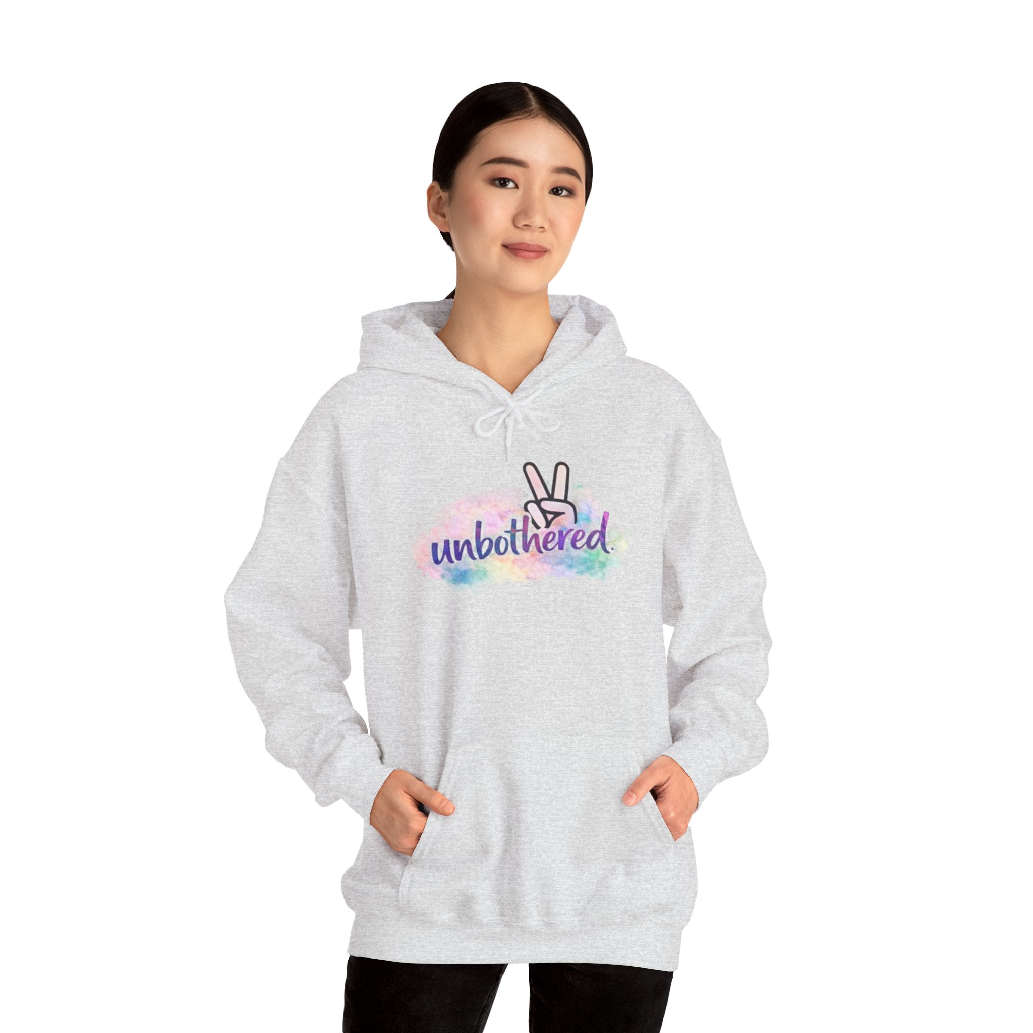 Unbothered Hoodie — Cozy Pullover Sweatshirt for Relaxed Vibes