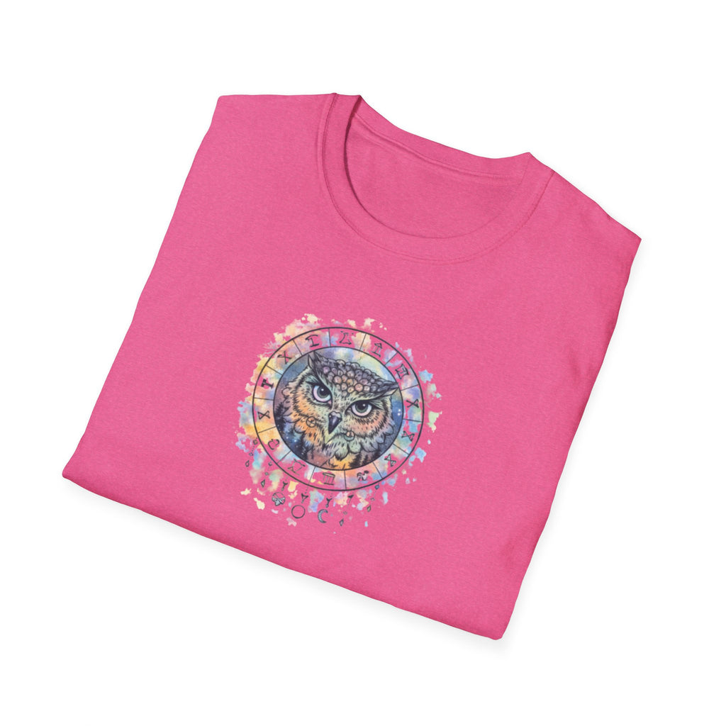 Watercolor Owl Mandala Spiritual T-Shirt Unisex