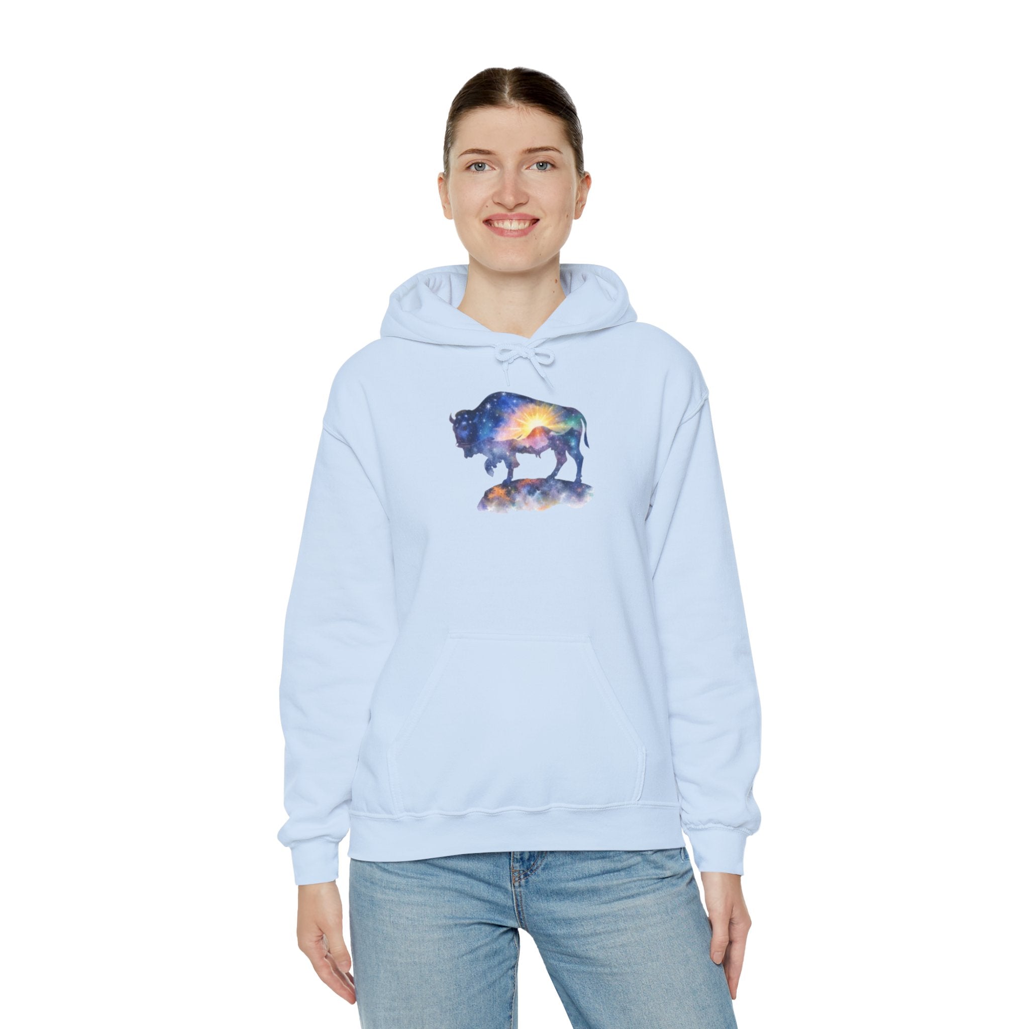 Cosmic Bison Graphic Sweatshirt