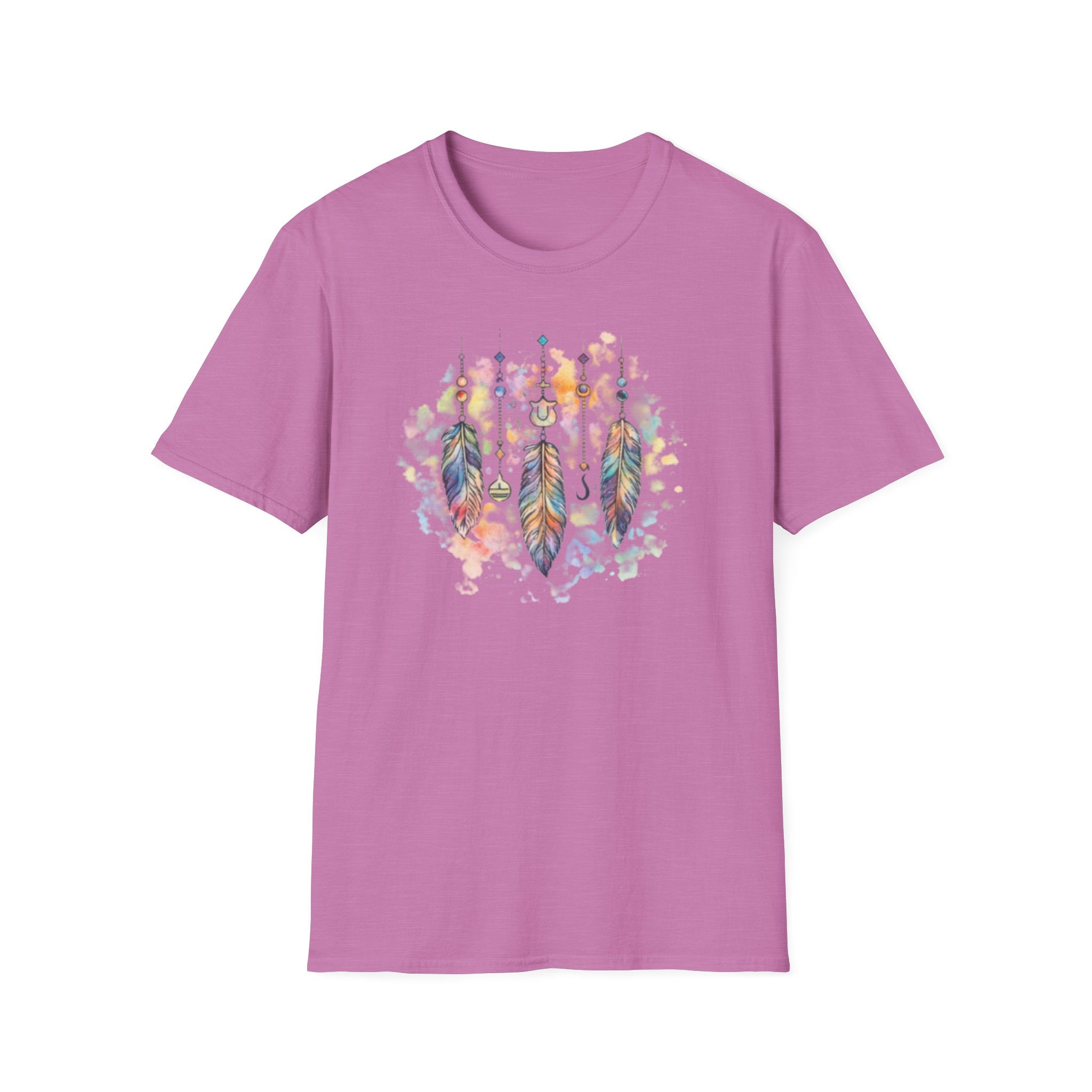 Watercolor Dreamcatcher T-Shirt — Boho Feather Graphic Tee