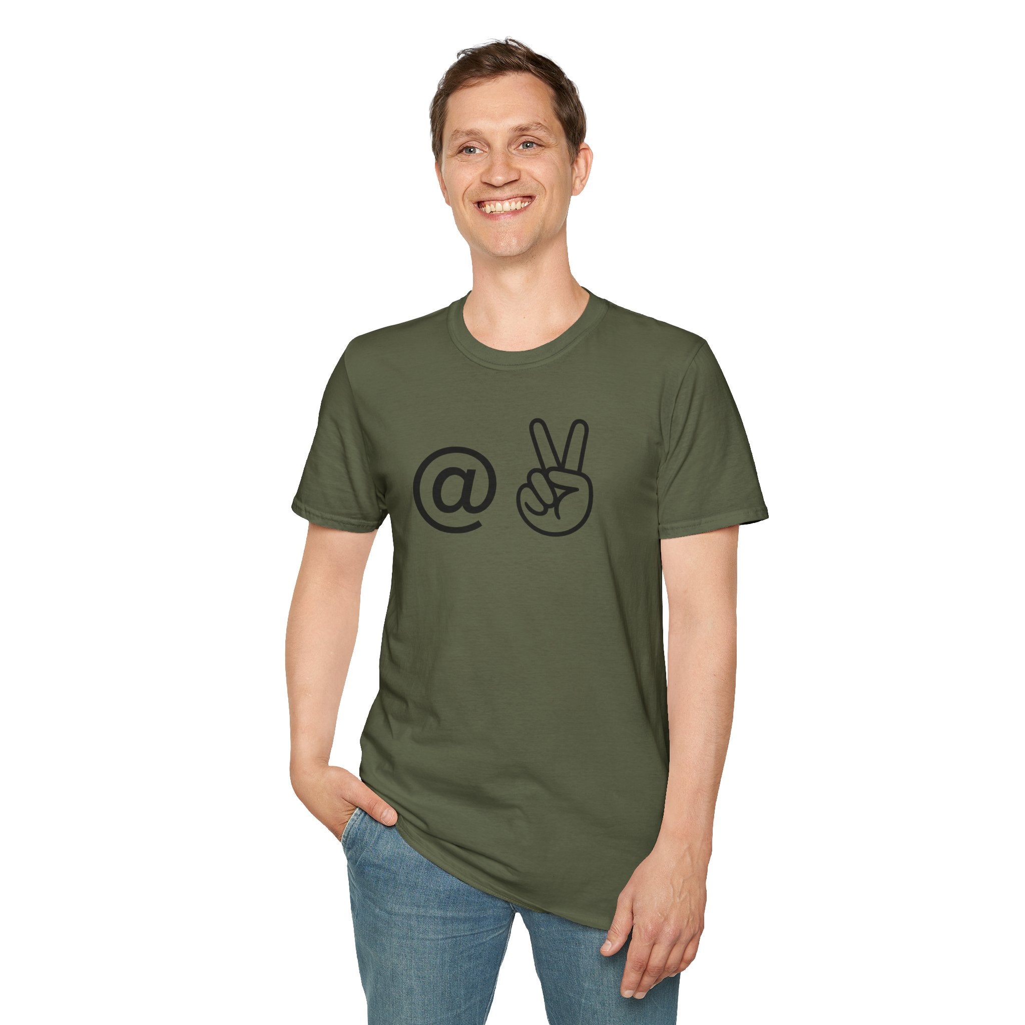 At Peace T-Shirt — Minimalist Graphic Tee