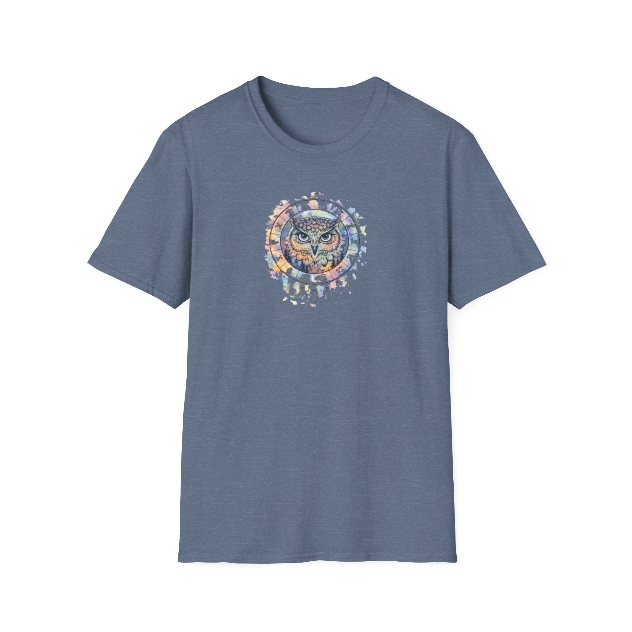 Watercolor Owl Mandala Spiritual T-Shirt Unisex