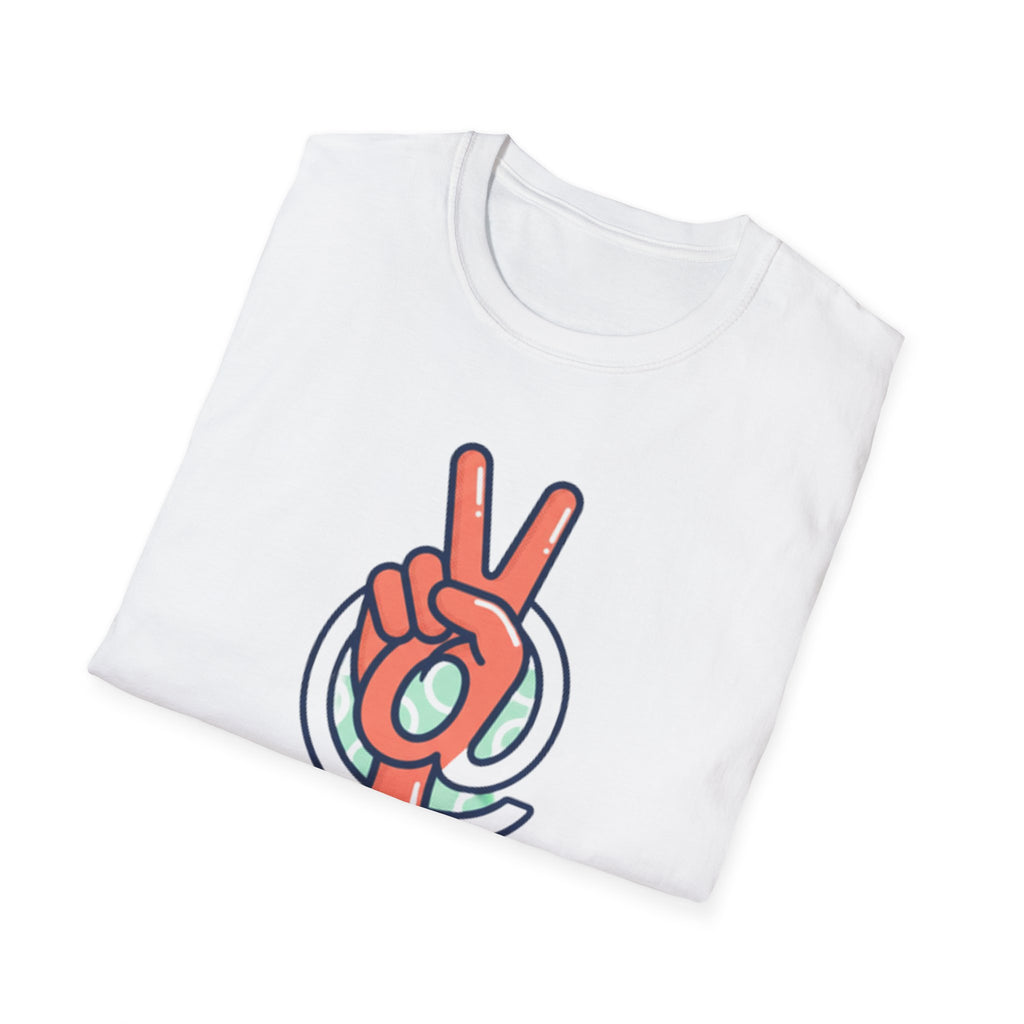 Peace Sign Hand T-Shirt | Retro Vibes, Minimal Graphic