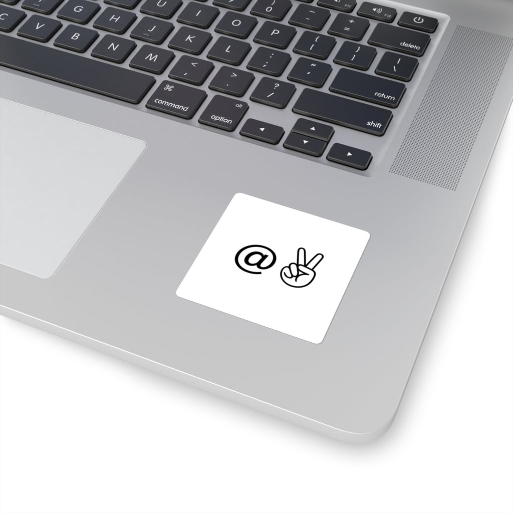 At Peace Sticker | Square sticker