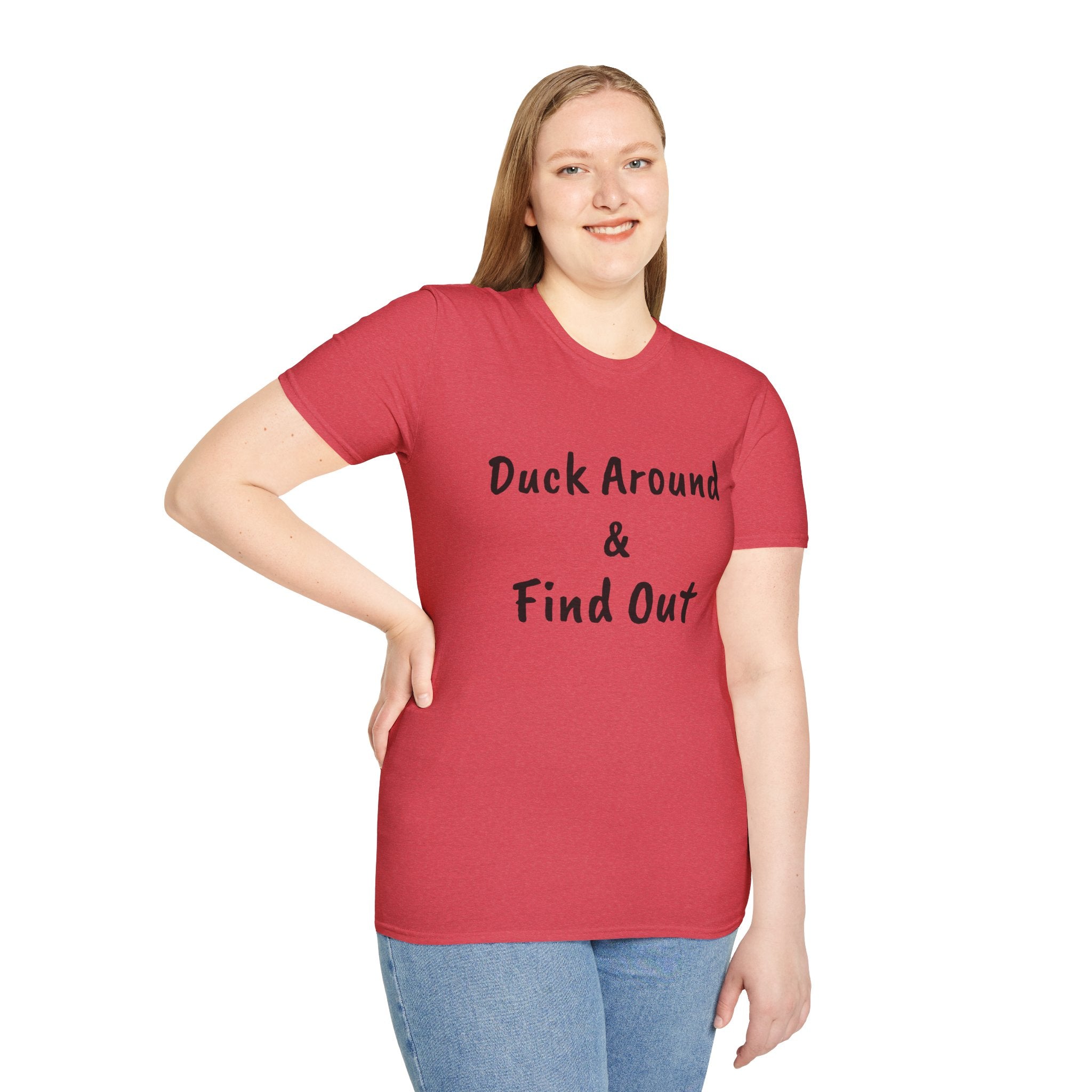 "Duck Around and Find Out" Tee — Women's Softstyle T-Shirt