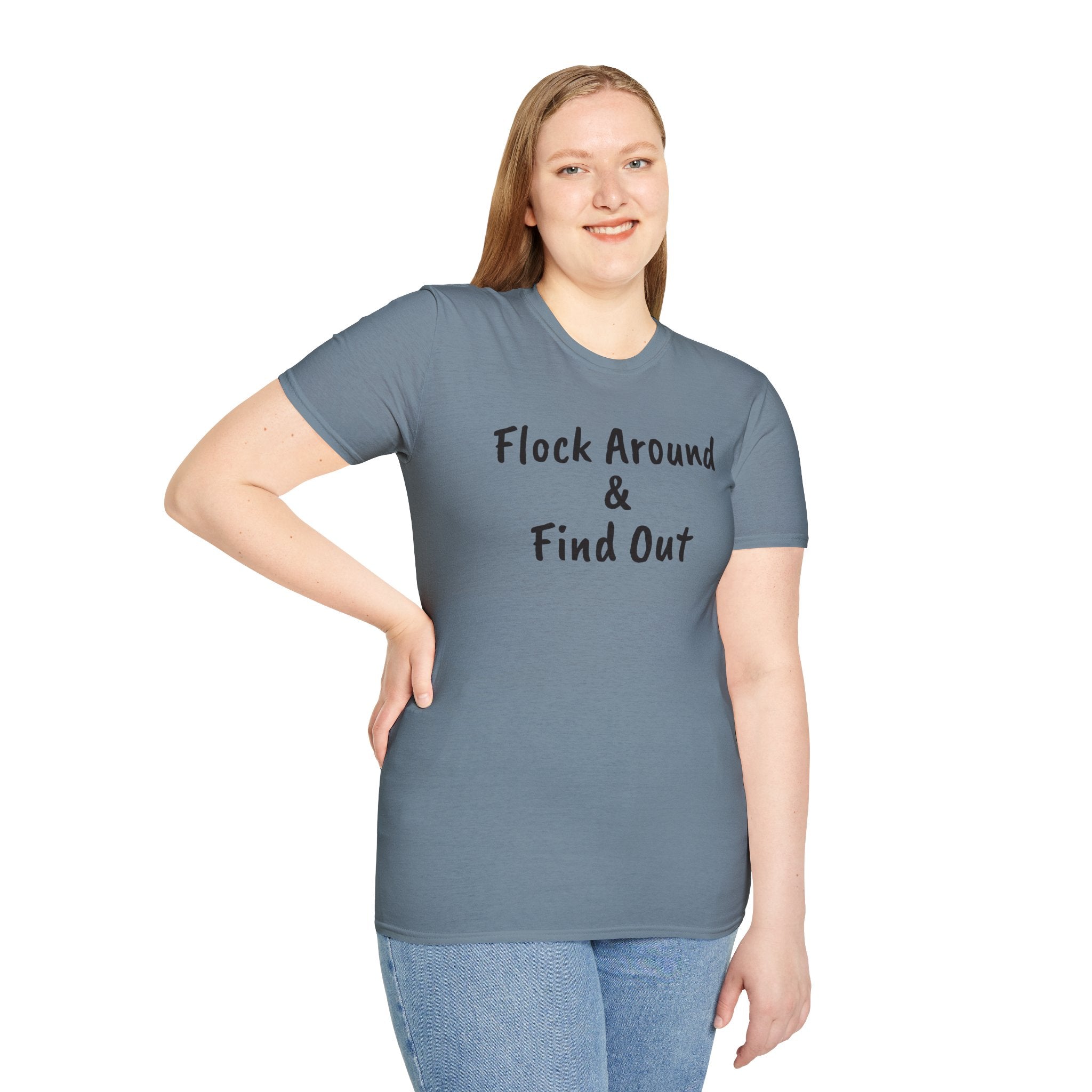 Copy of Flock Around and Find Out — Distressed Embroidered Dad Hat
