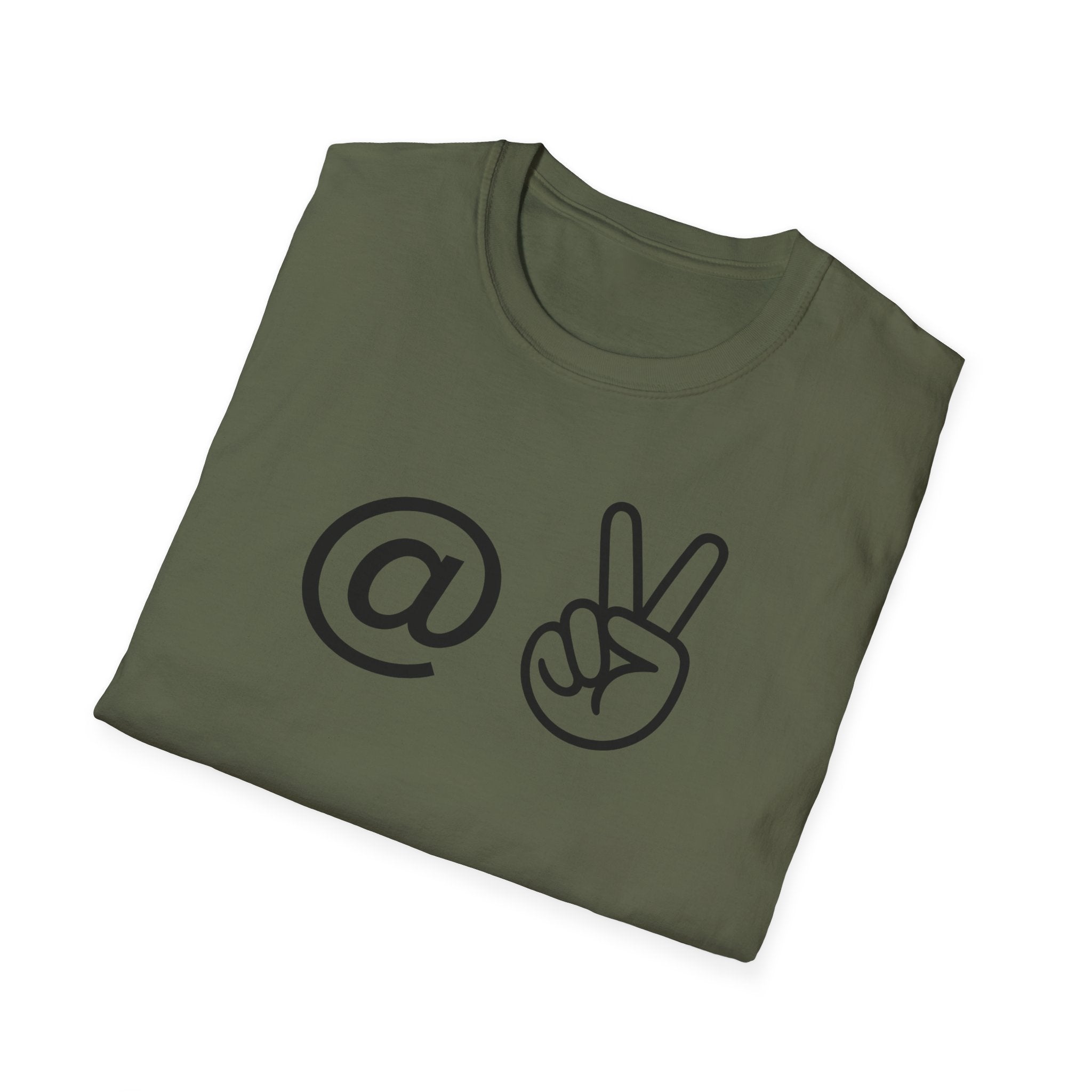At Peace T-Shirt — Minimalist Graphic Tee