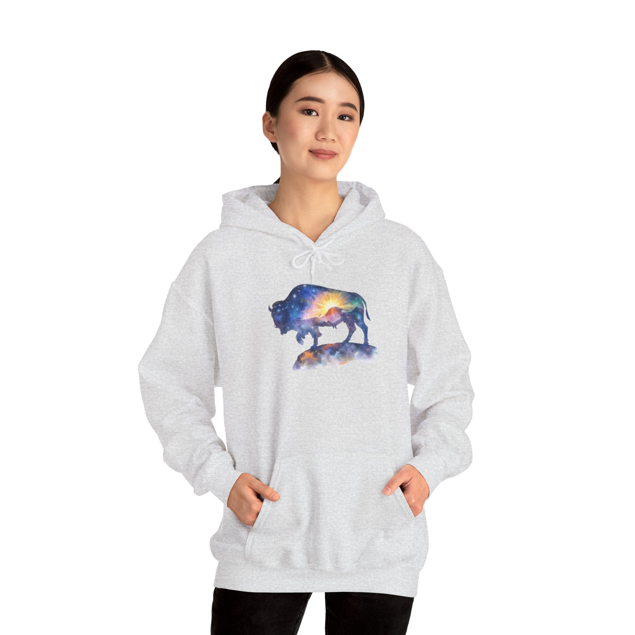 Cosmic Bison Graphic Sweatshirt