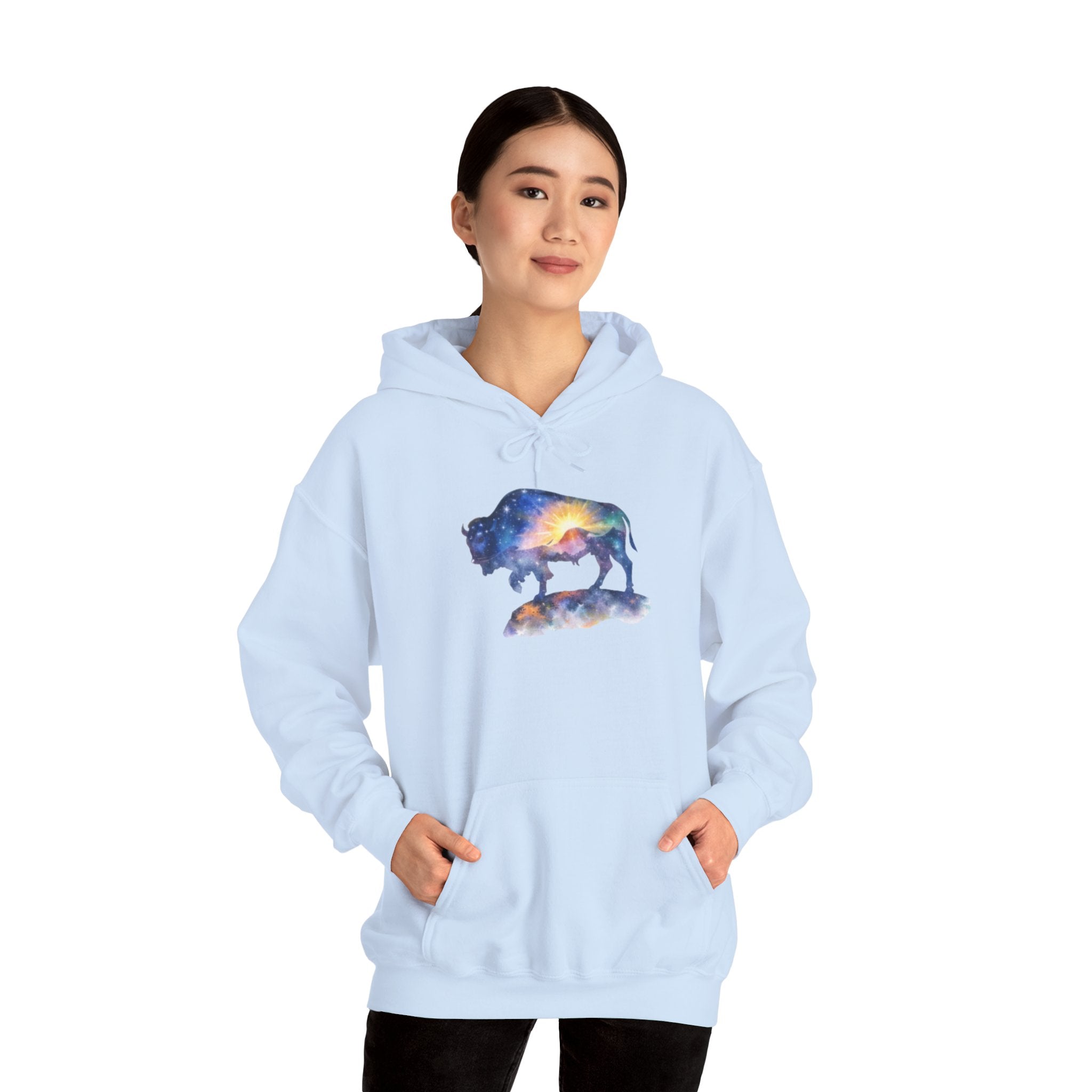 Cosmic Bison Graphic Sweatshirt