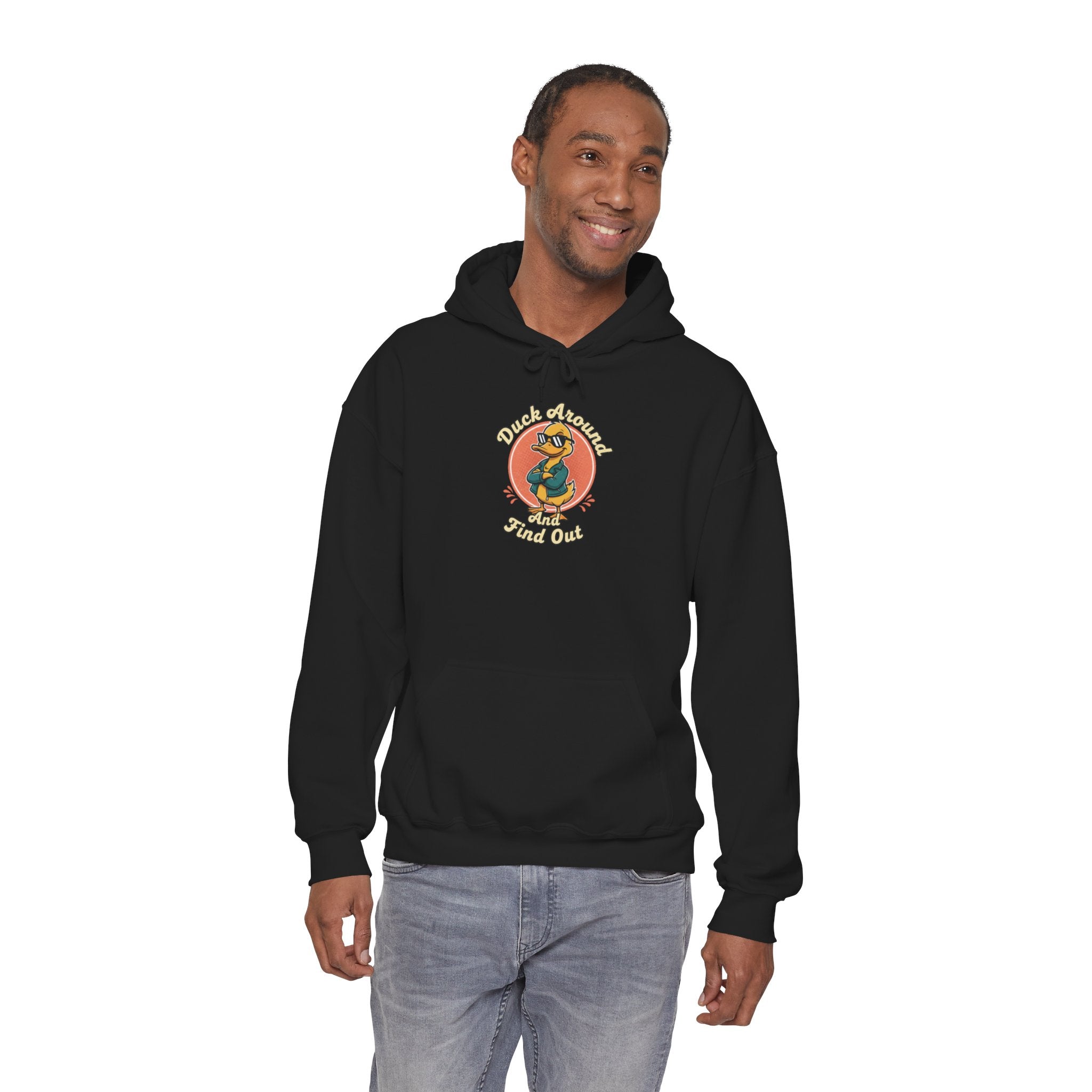 Duck Around and Find Out Hoodie — Funny Duck Graphic Hoodie