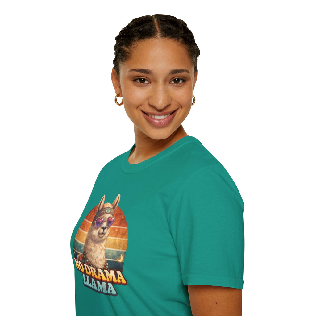 No Drama Llama Unisex Softstyle T-Shirt