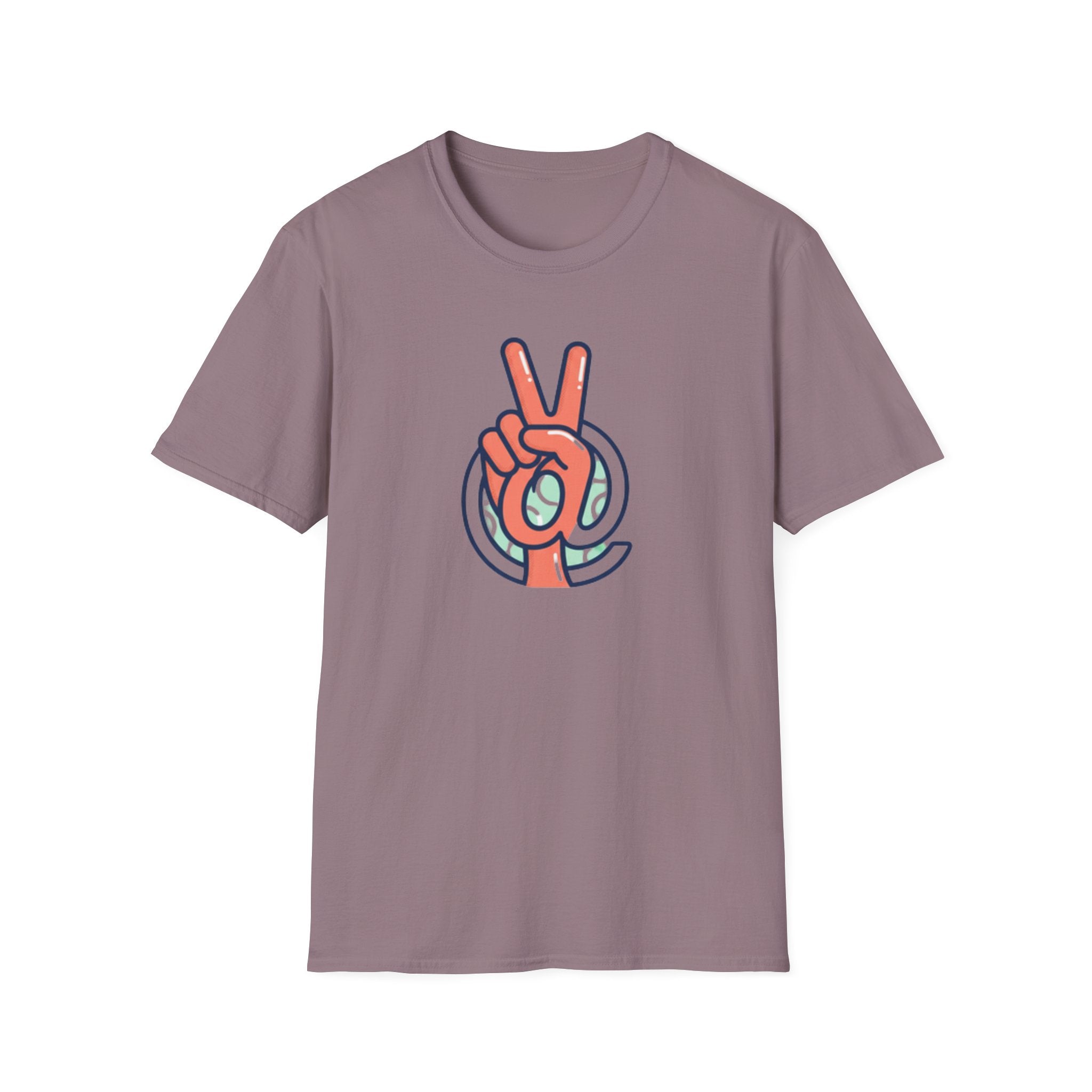 Peace Sign Hand T-Shirt | Retro Vibes, Minimal Graphic