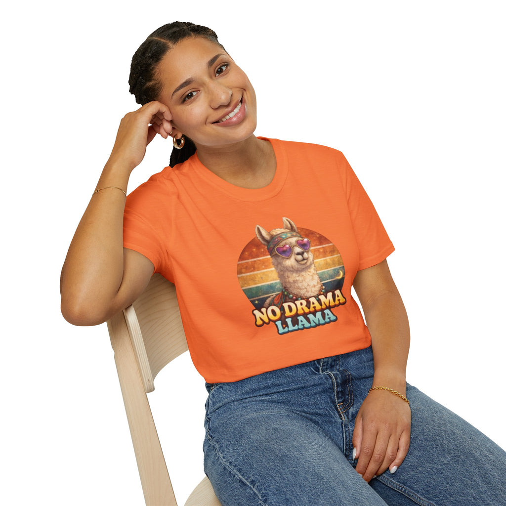 No Drama Llama Unisex Softstyle T-Shirt