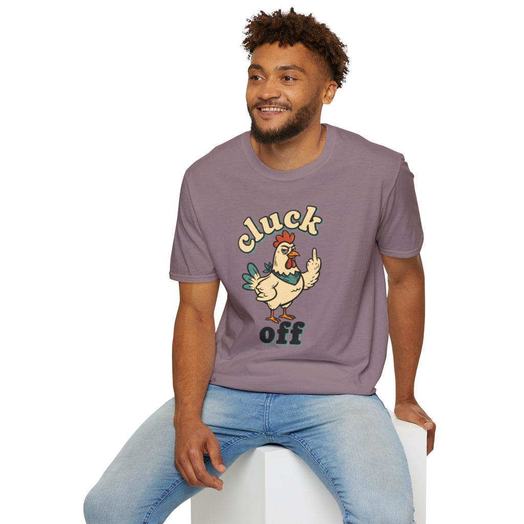 Cluck Off Chicken T-Shirt — Funny Retro Fowl Graphic Tee