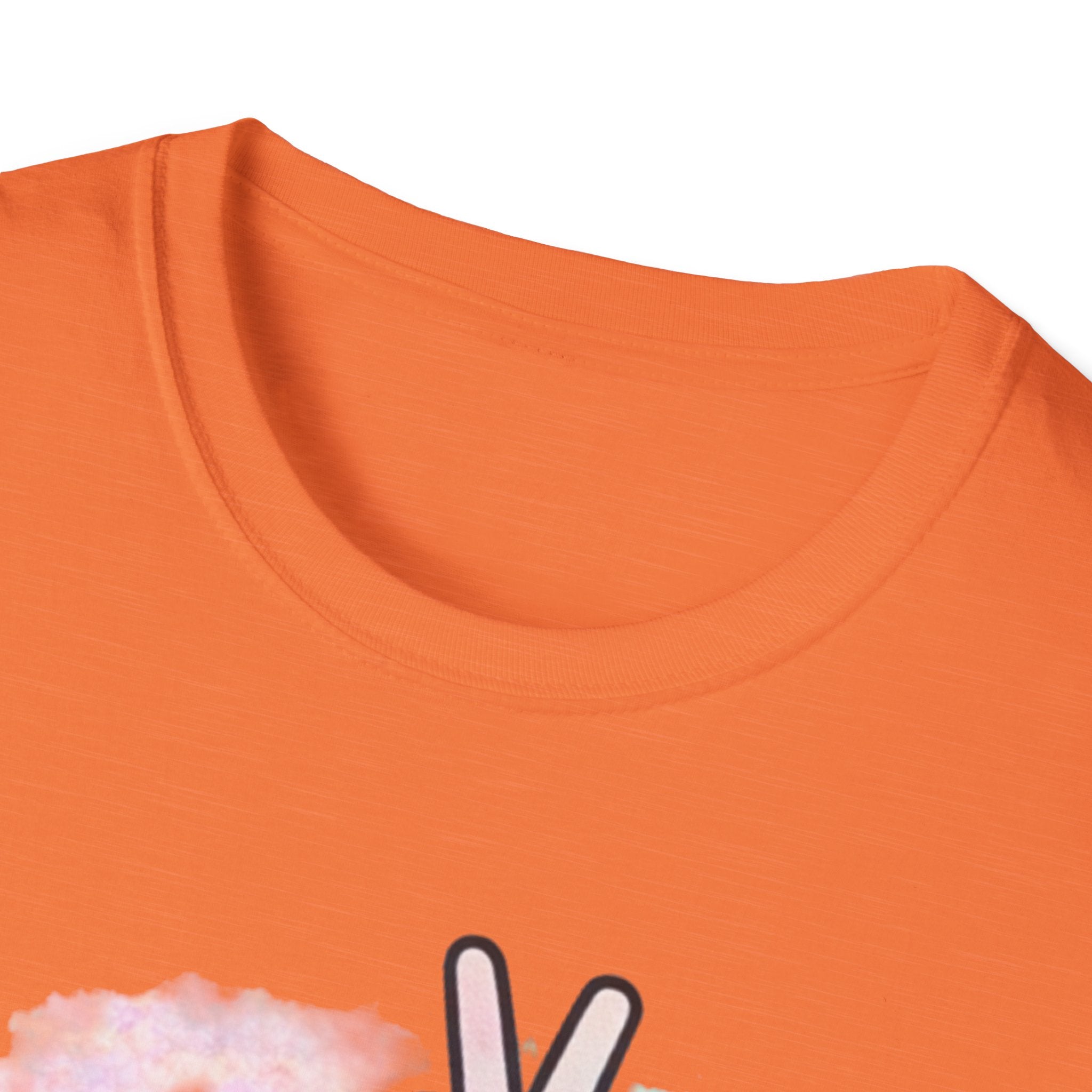 Unbothered Peace Sign T‑Shirt — Colorful Watercolor Graphic Tee