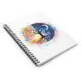 Yin Yang Tree of Life Spiral Notebook | Ruled Journal