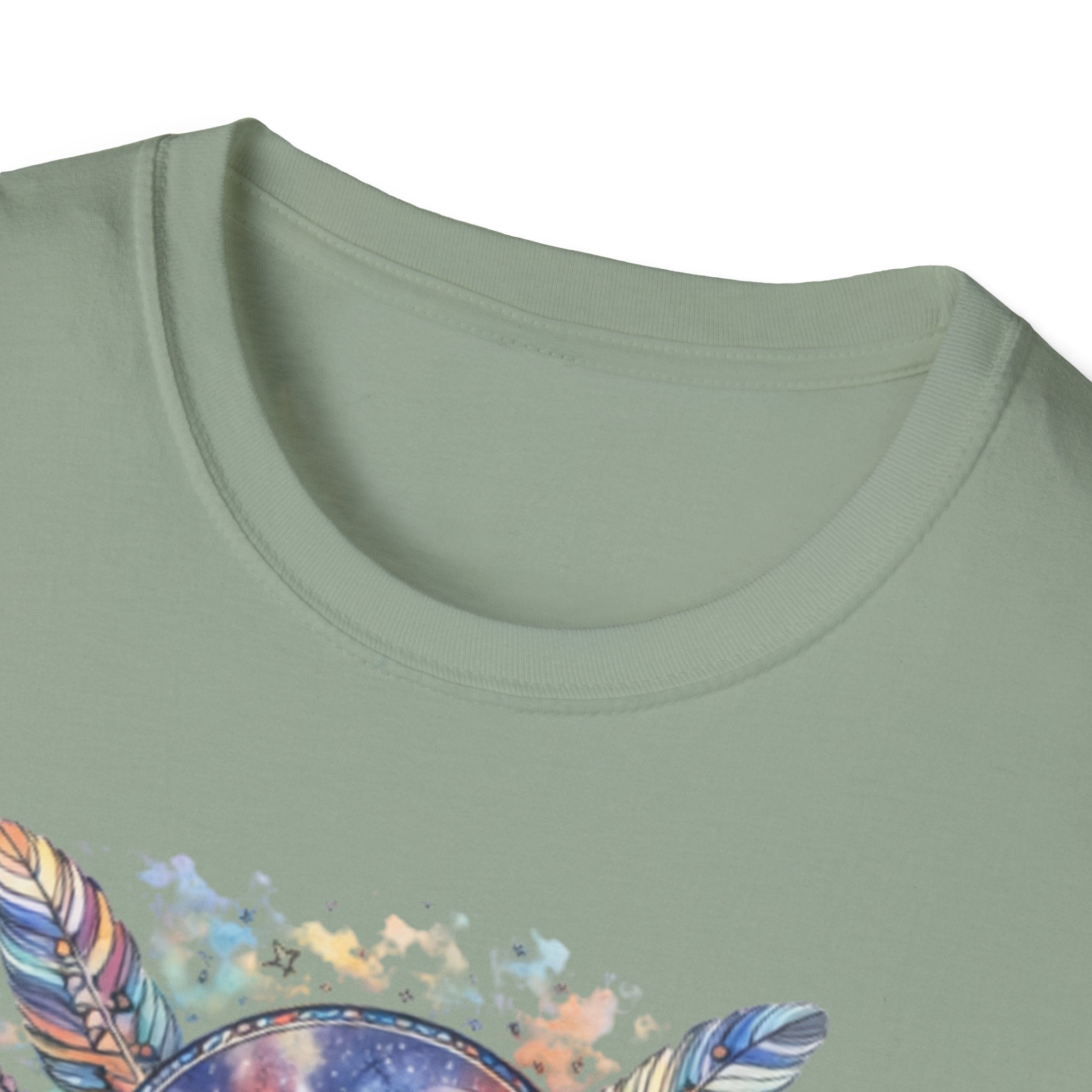Watercolor Dreamcatcher Sunset T-Shirt — Boho Spiritual Tee