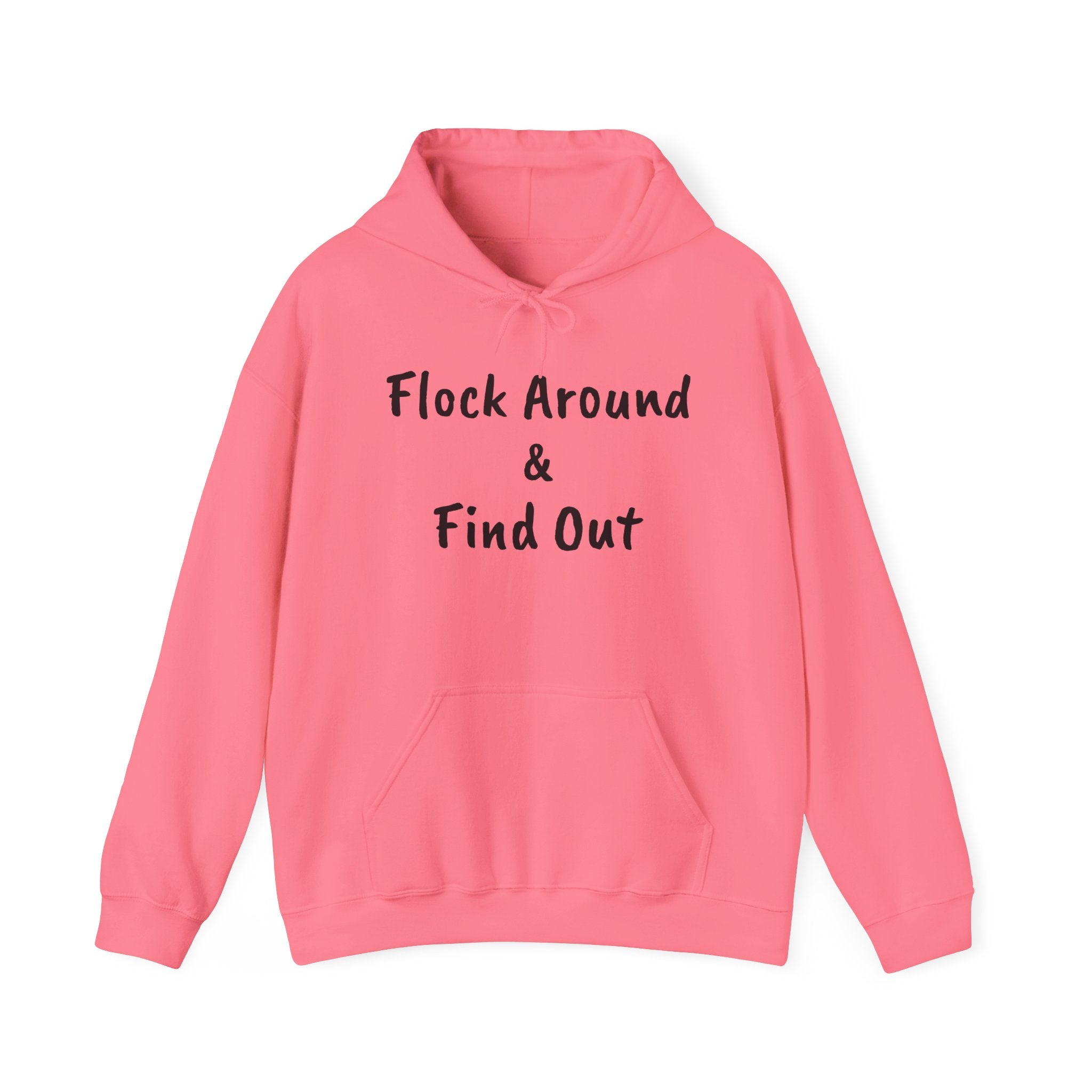Flock Around & Find Out Hoodie | Funny Typography Pullover