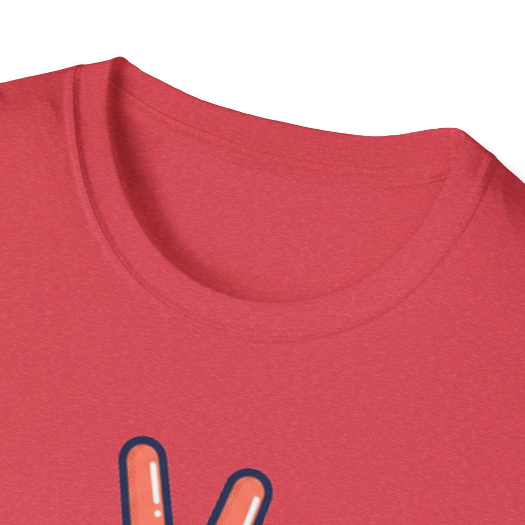 Peace Sign Hand T-Shirt | Retro Vibes, Minimal Graphic