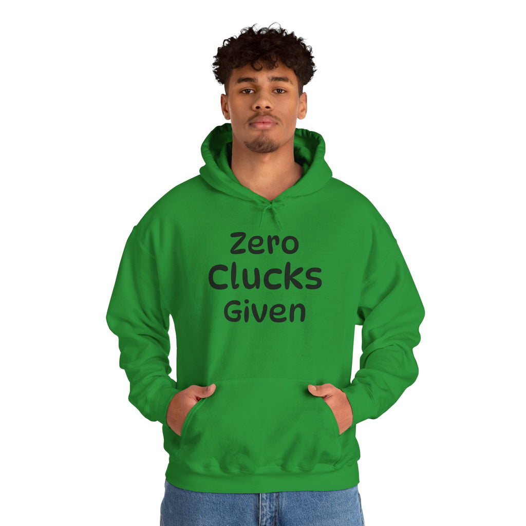 Zero Clucks Given Unisex Heavy Blend™ Hooded Sweatshirt