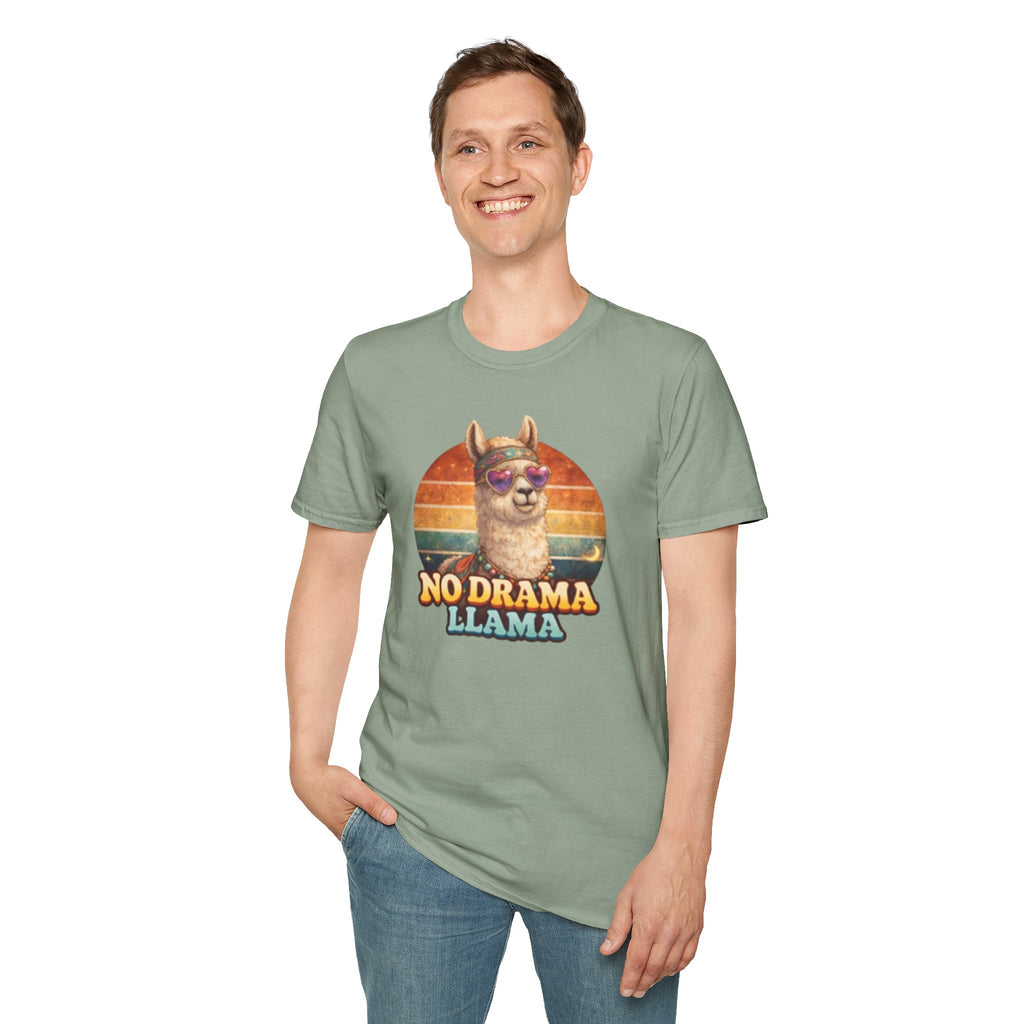 No Drama Llama Unisex Softstyle T-Shirt