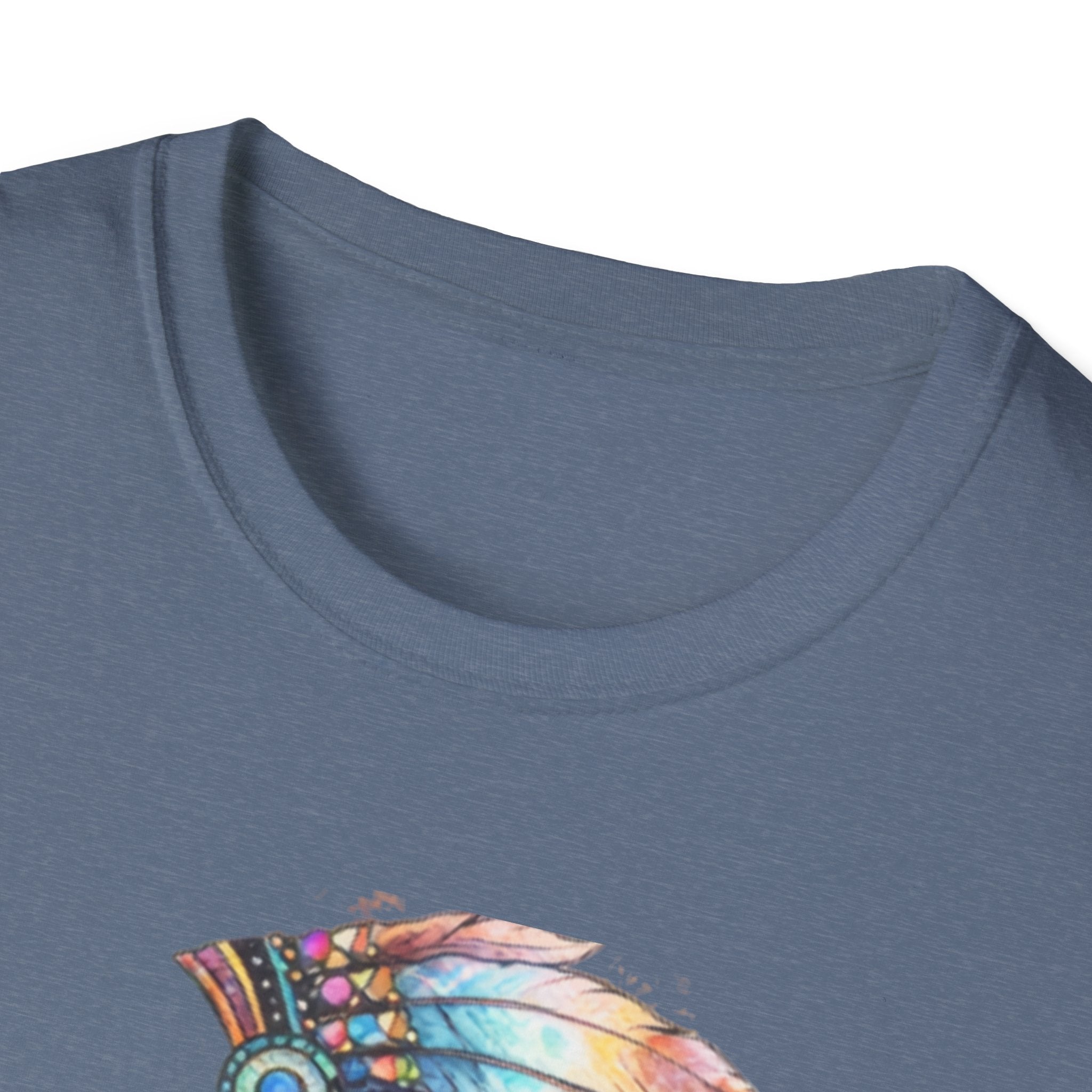 Native American Watercolor Headdress T-Shirt