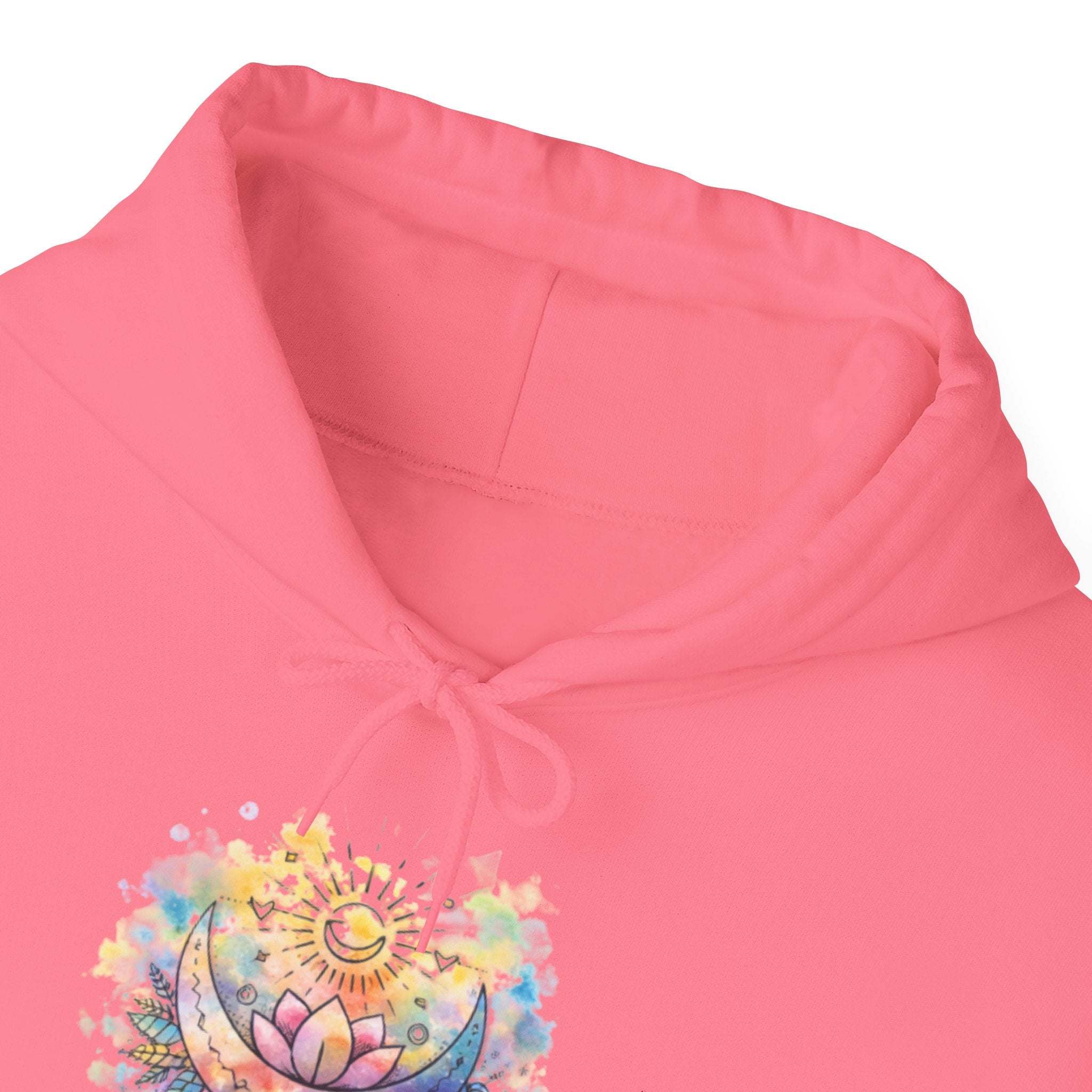 Lotus Watercolor Hoodie – Boho Spiritual Yoga Sweatshirt