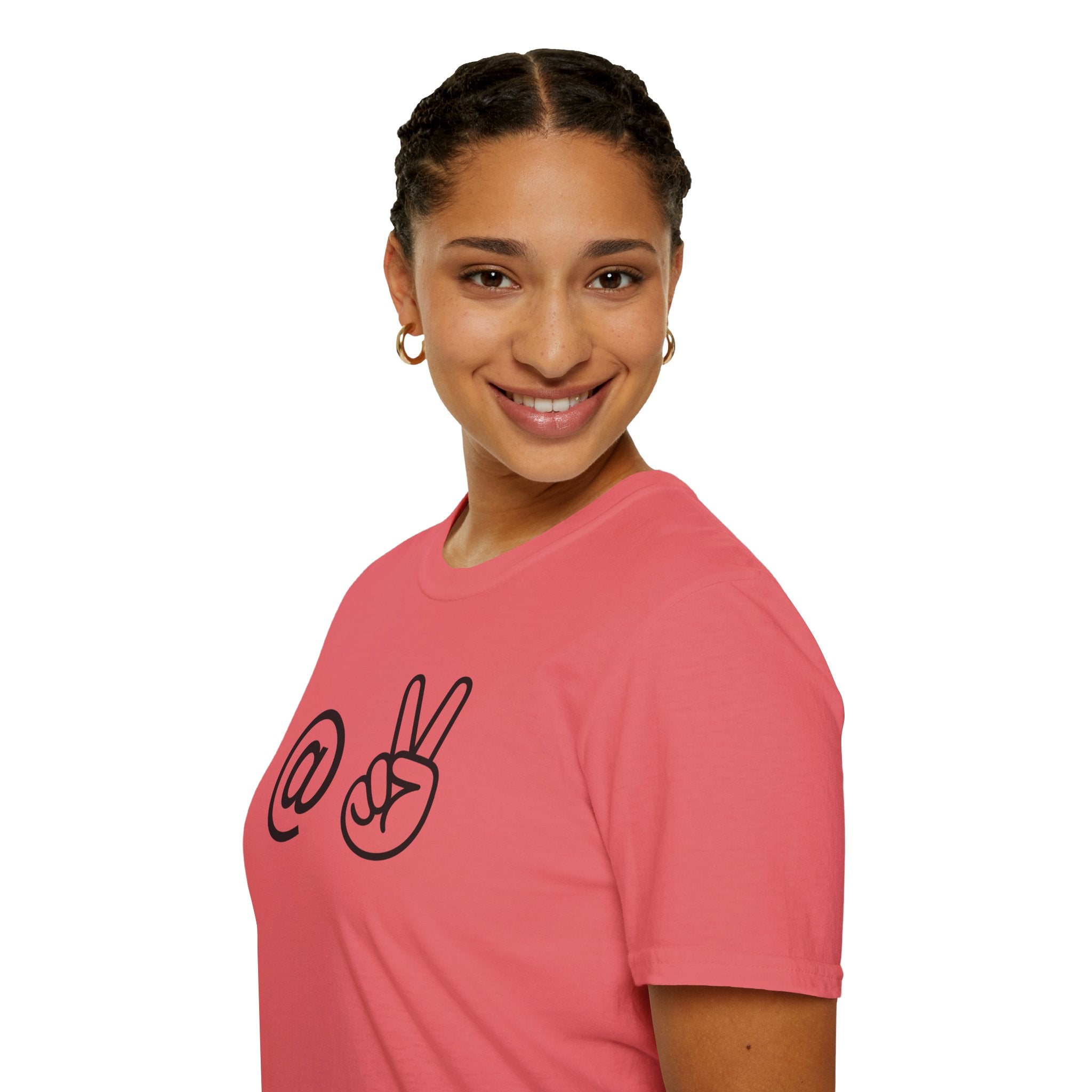 At Peace T-Shirt — Minimalist Graphic Tee