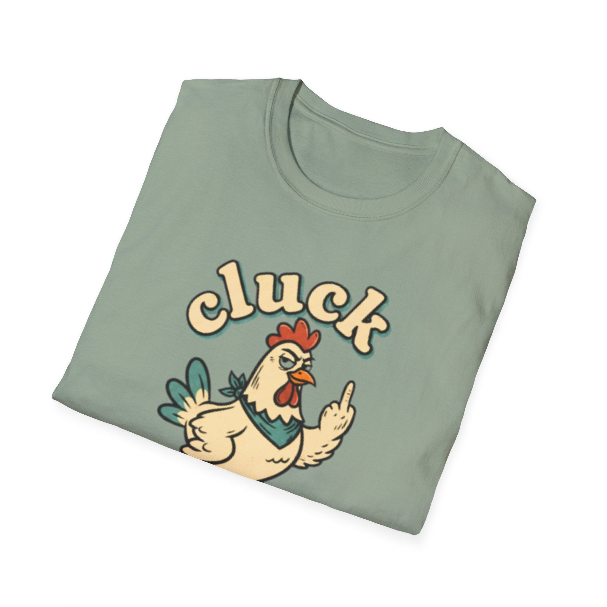 Cluck Off Chicken T-Shirt — Funny Retro Fowl Graphic Tee