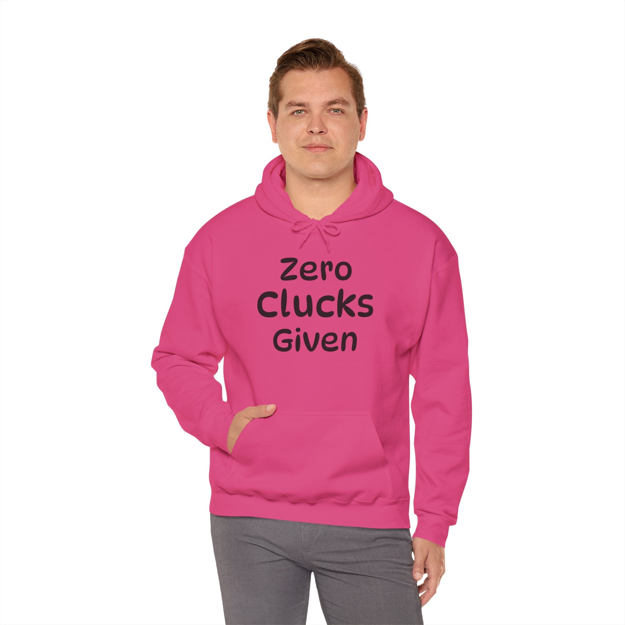 Zero Clucks Given Unisex Heavy Blend™ Hooded Sweatshirt