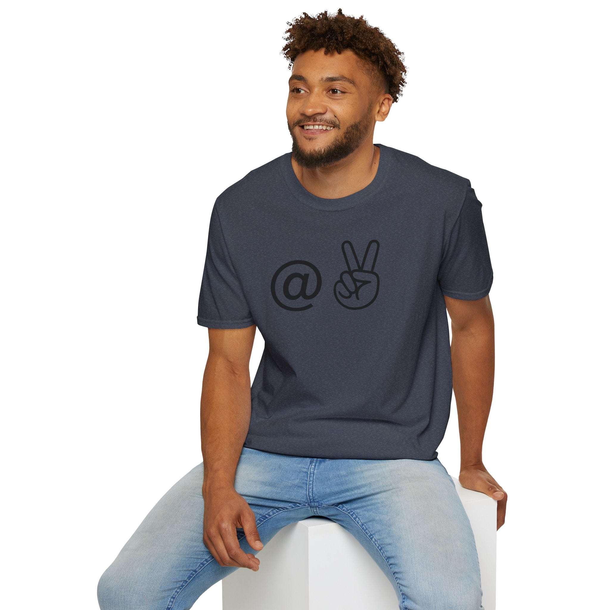 At Peace T-Shirt — Minimalist Graphic Tee