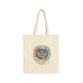 Zodiac Owl- Cotton Canvas Tote Bag
