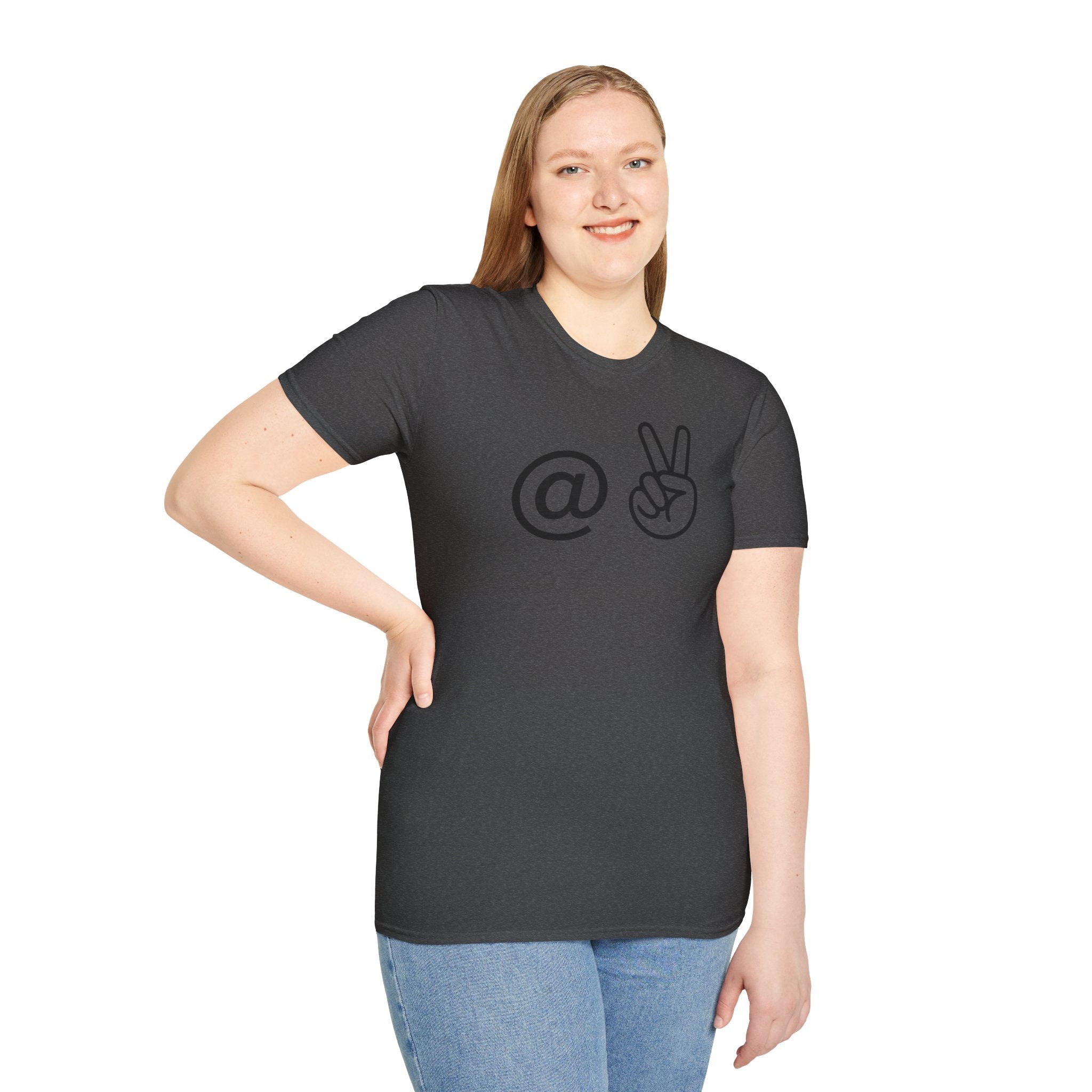 At Peace T-Shirt — Minimalist Graphic Tee