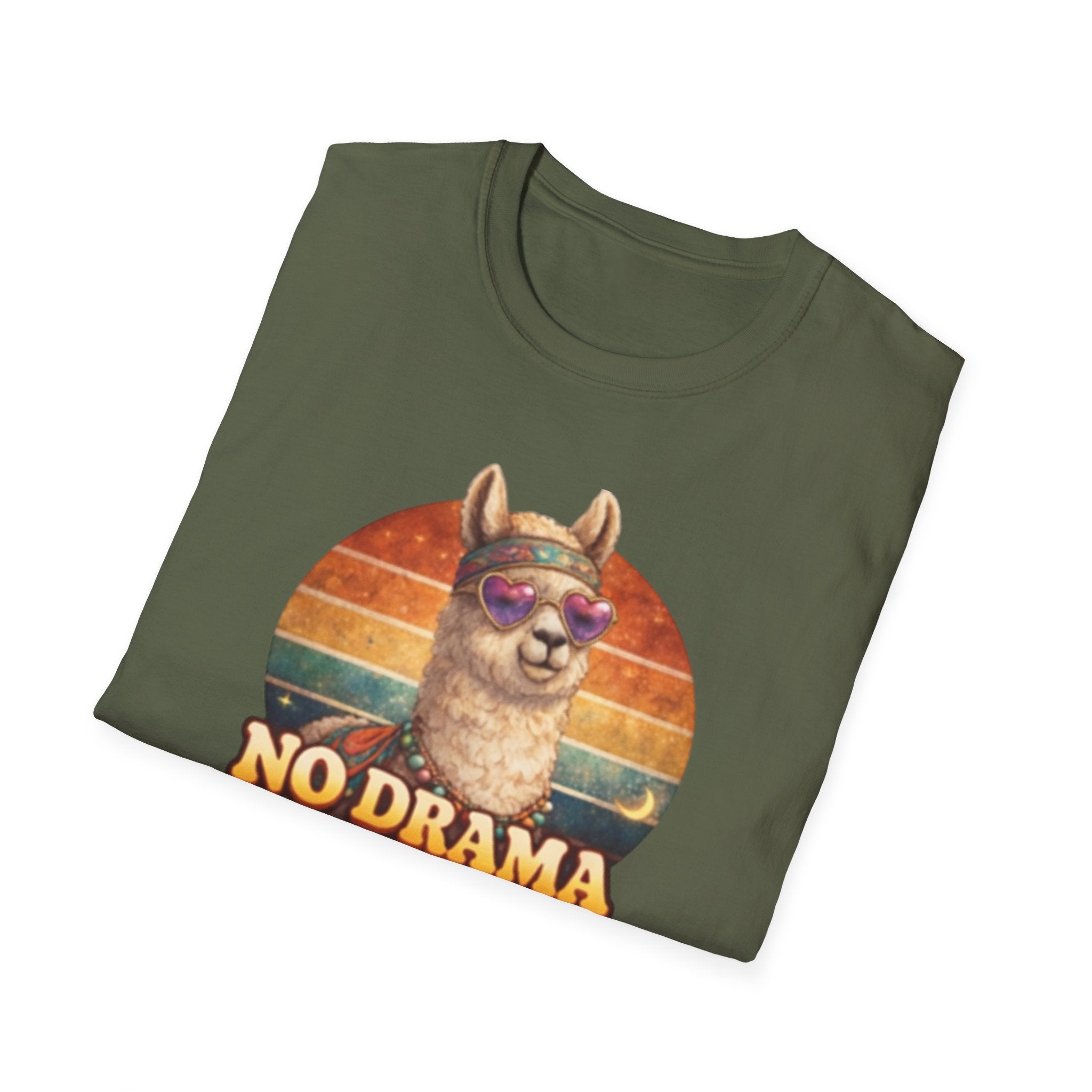 No Drama Llama Unisex Softstyle T-Shirt