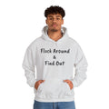Flock Around & Find Out Hoodie | Funny Typography Pullover