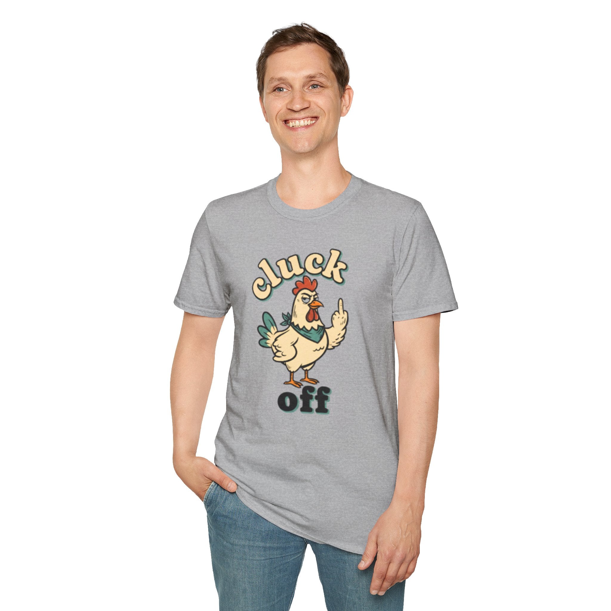 Cluck Off Chicken T-Shirt — Funny Retro Fowl Graphic Tee