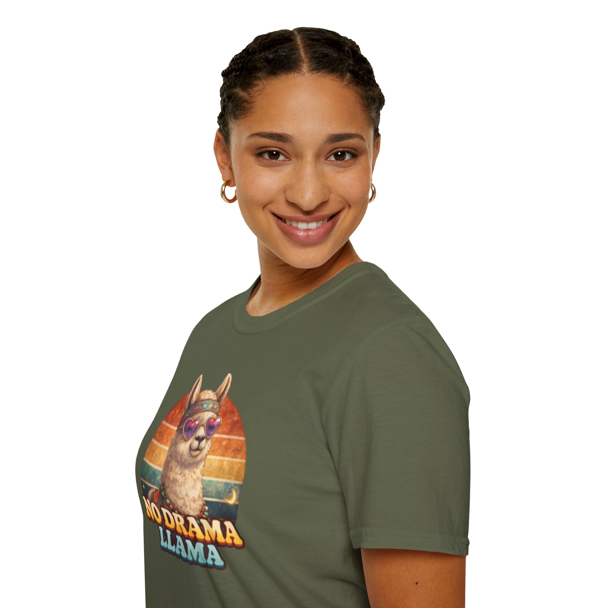 No Drama Llama Unisex Softstyle T-Shirt