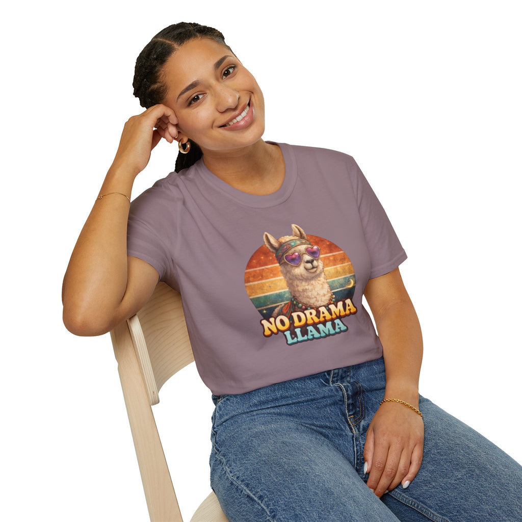 No Drama Llama Unisex Softstyle T-Shirt