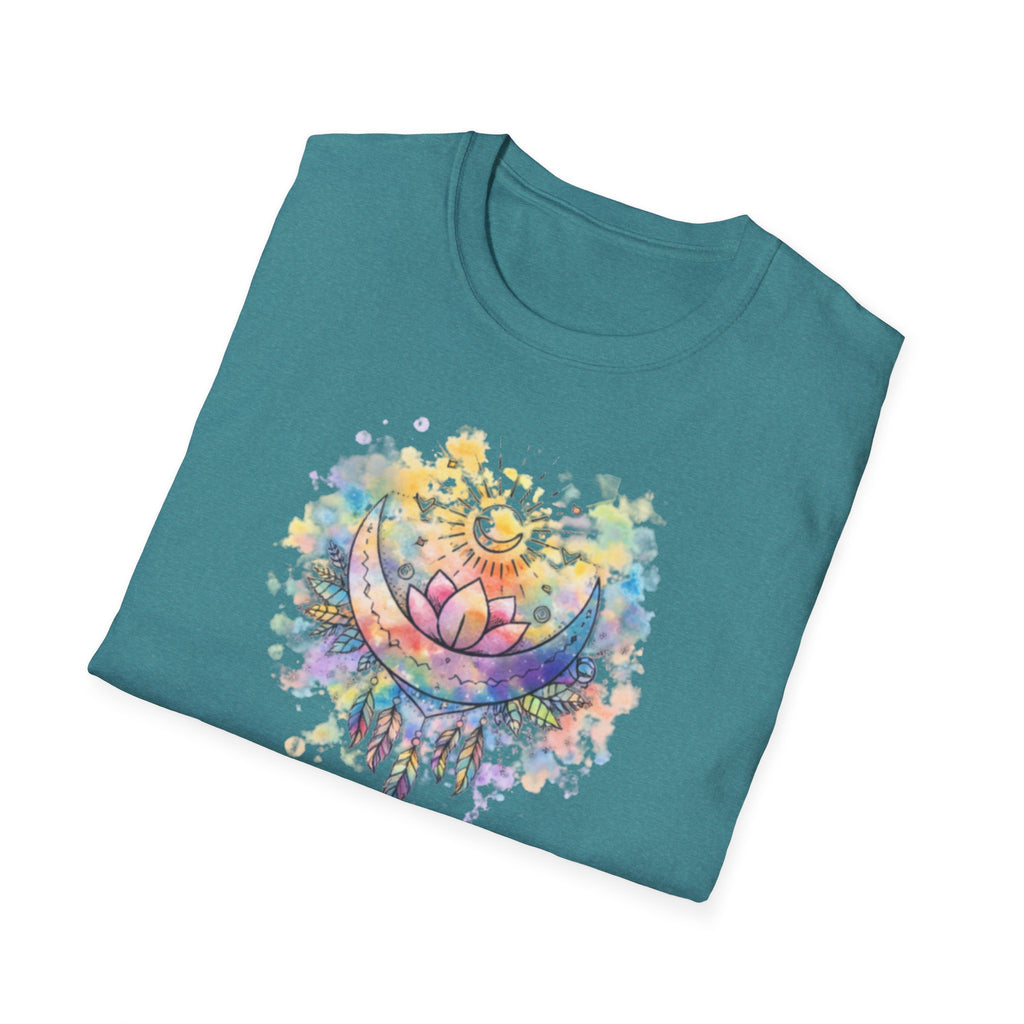 Lotus Dreamcatcher Watercolor T-Shirt — Sun & Feather Spiritual Tee