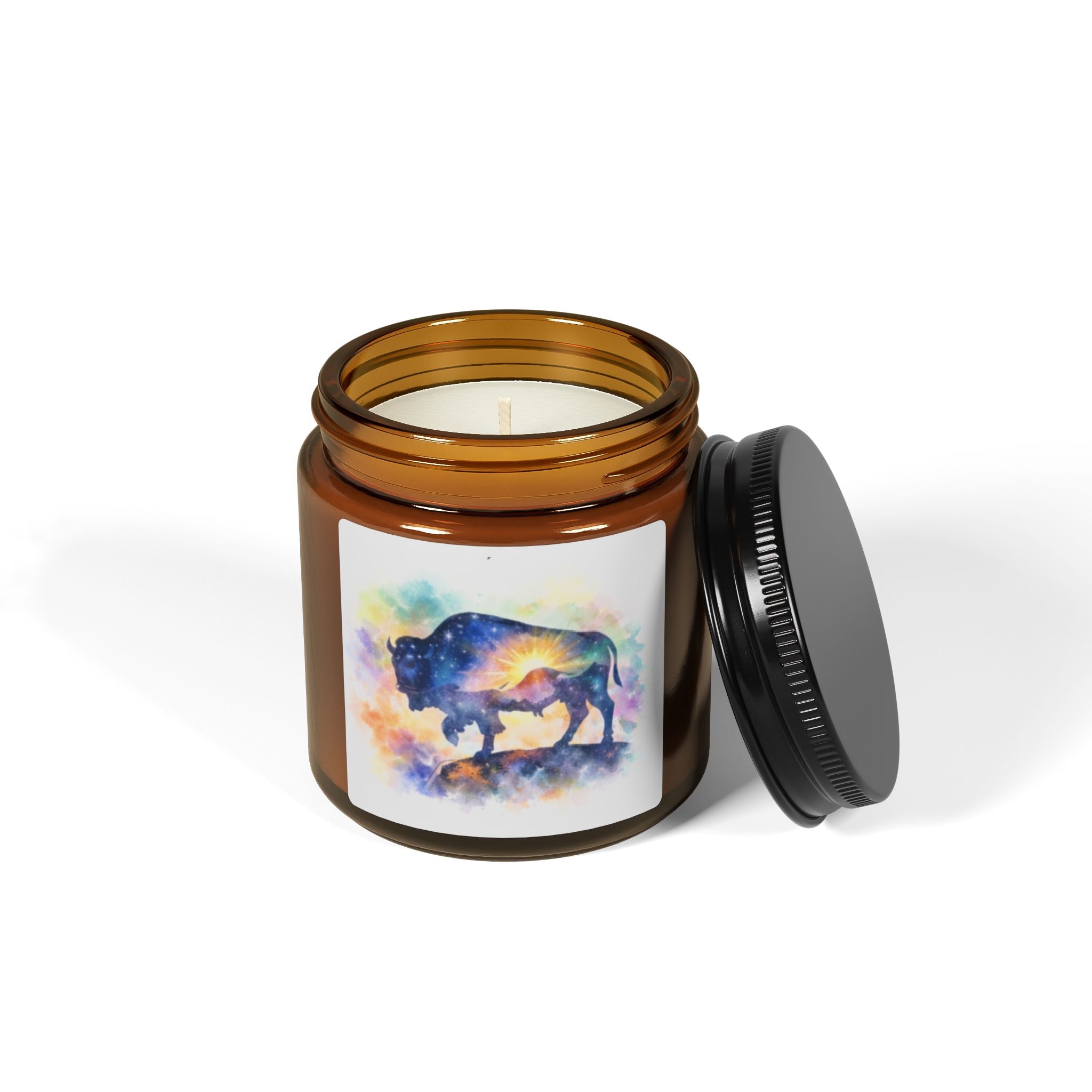 Cosmic Buffalo Candle | Amber Jar Soy Candle