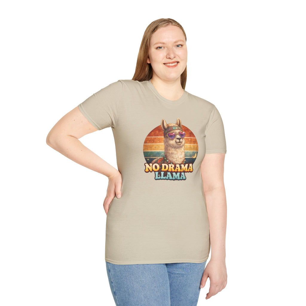 No Drama Llama Unisex Softstyle T-Shirt